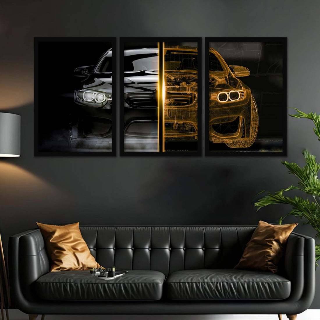 Big BMW Car Framed Posters