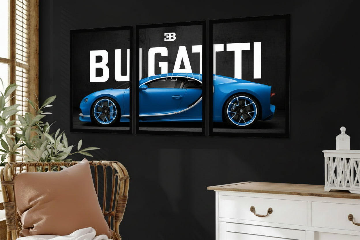 Big Bugatti Cars Framed Posters
