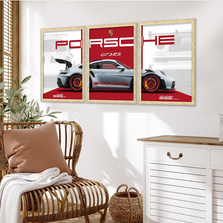 Big Porsche Cars Framed Posters