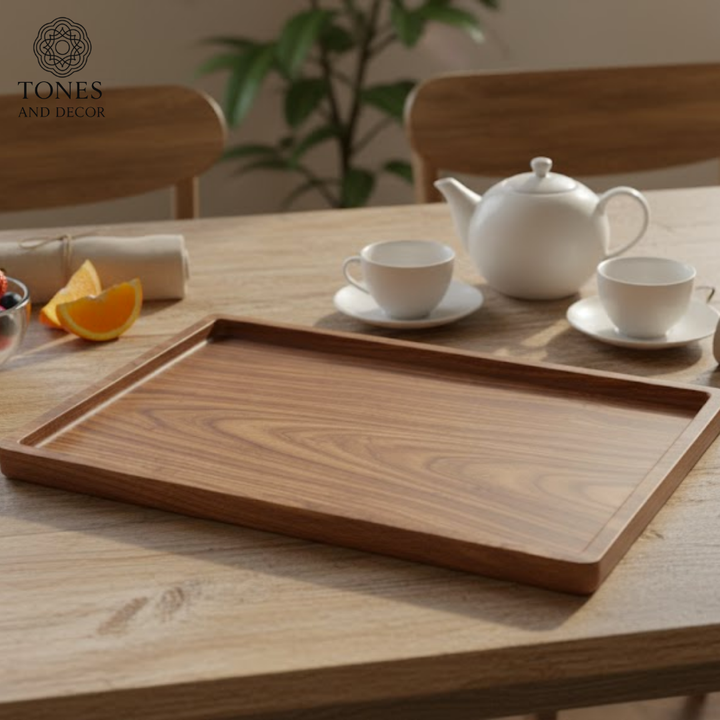 Rectangular Mango Wood Serving Tray