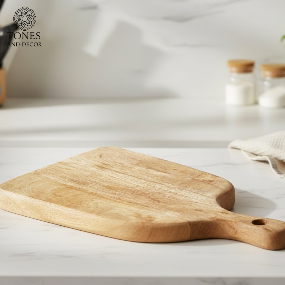 Mini Wooden Chopping & Serving Board – Compact Handcrafted Board (7.62 × 13.97 cm)