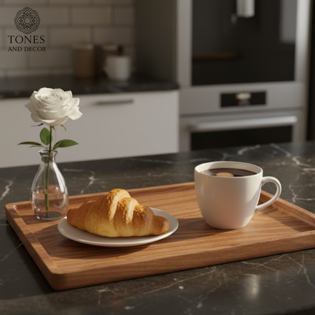 Rectangular Mango Wood Serving Tray