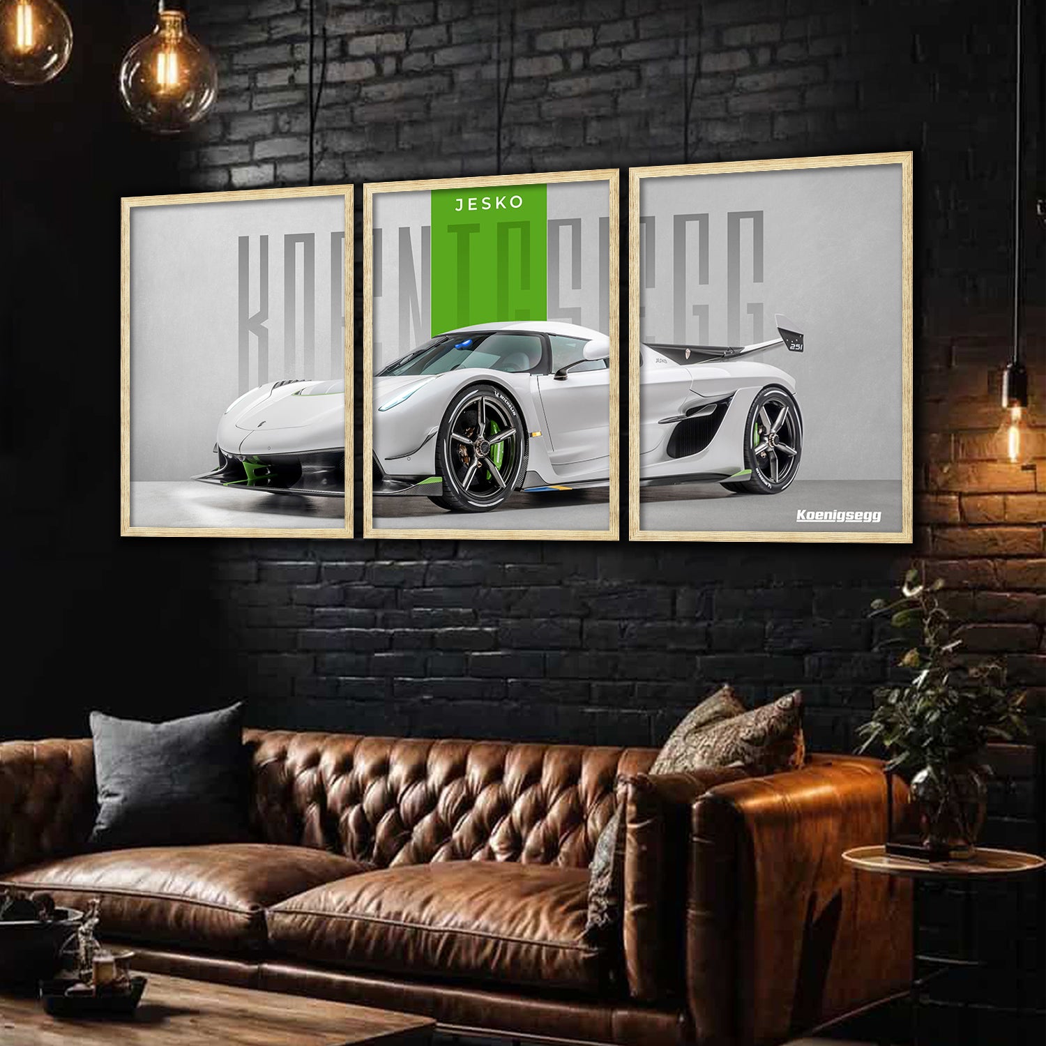 Big Koinegsegg Cars Framed Poster