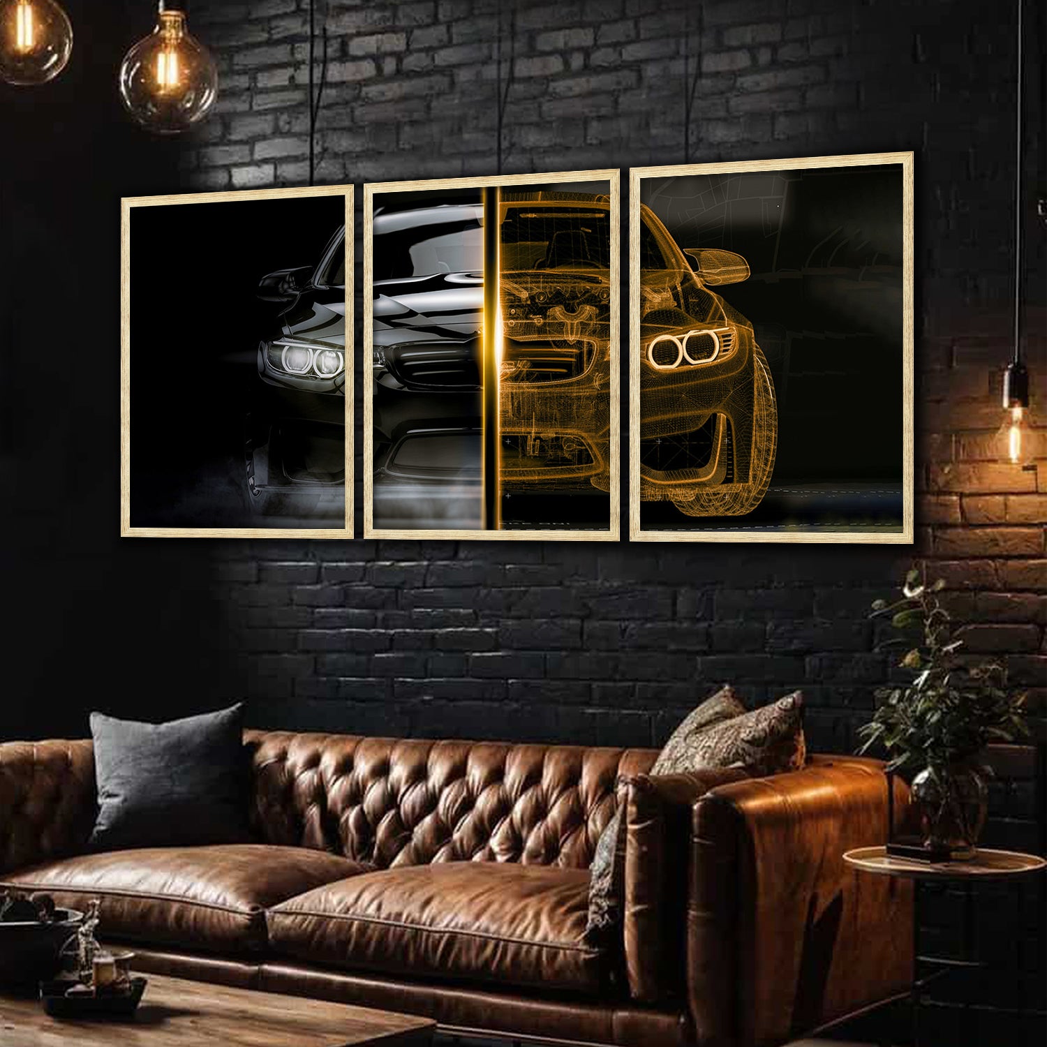 Big BMW Car Framed Posters