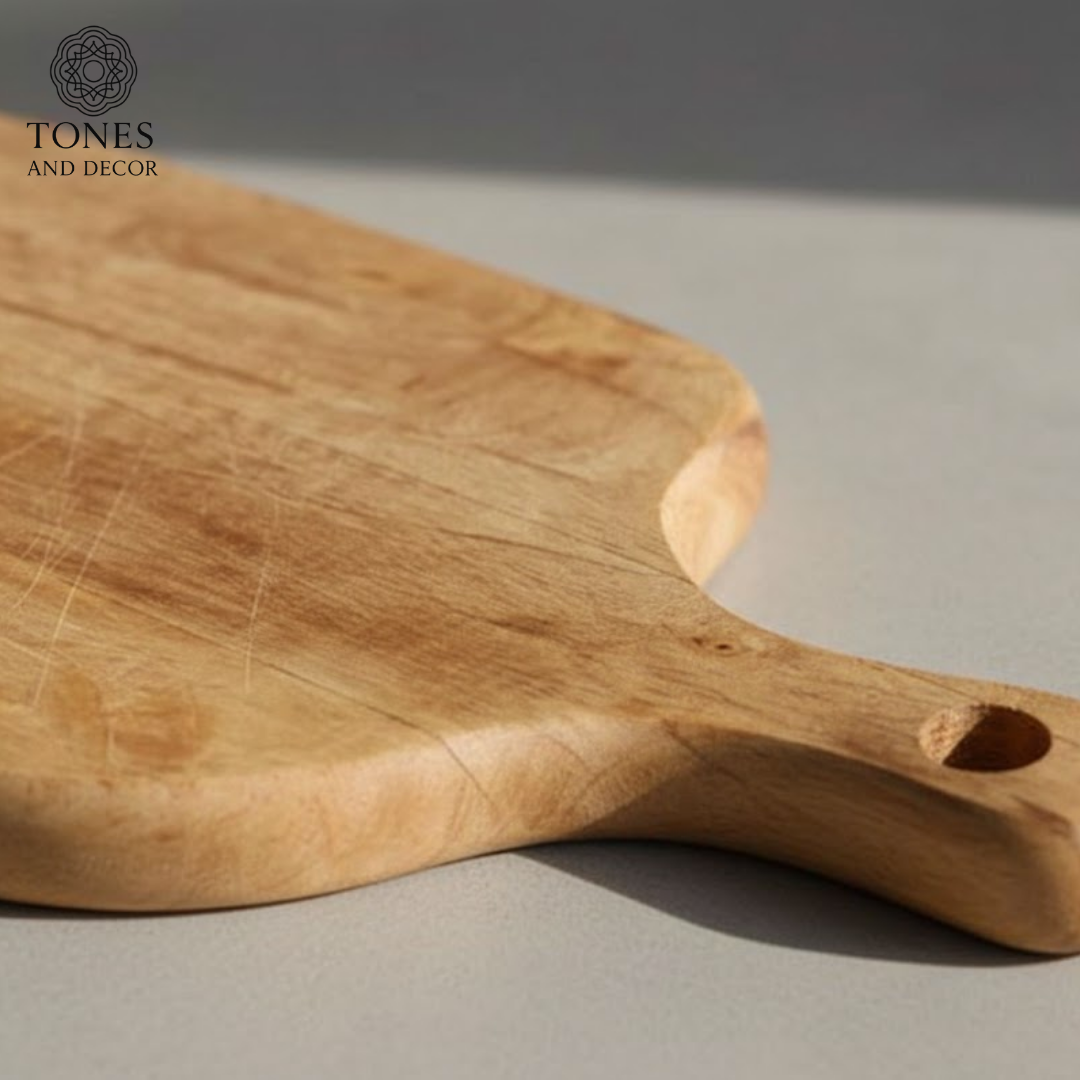 Mini Wooden Chopping & Serving Board – Compact Handcrafted Board (7.62 × 13.97 cm)