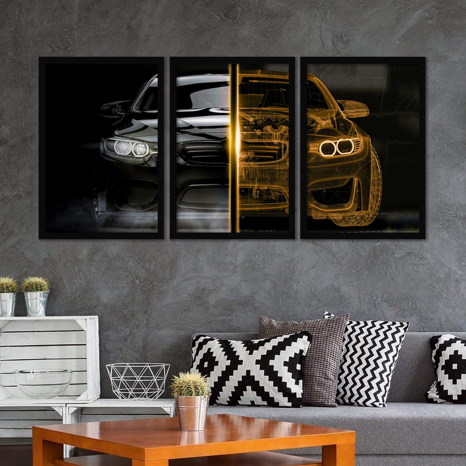 Big BMW Car Framed Posters