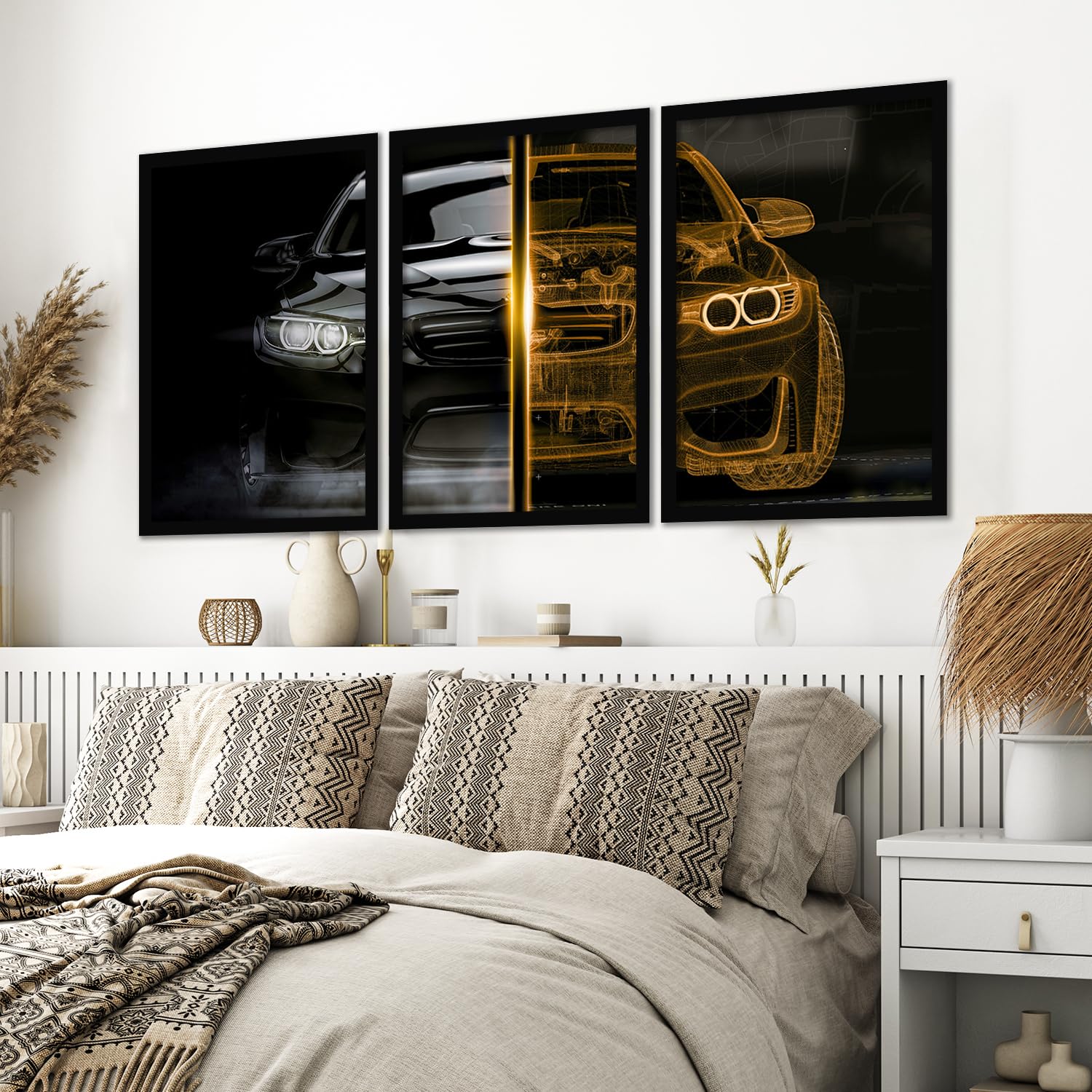 Big BMW Car Framed Posters