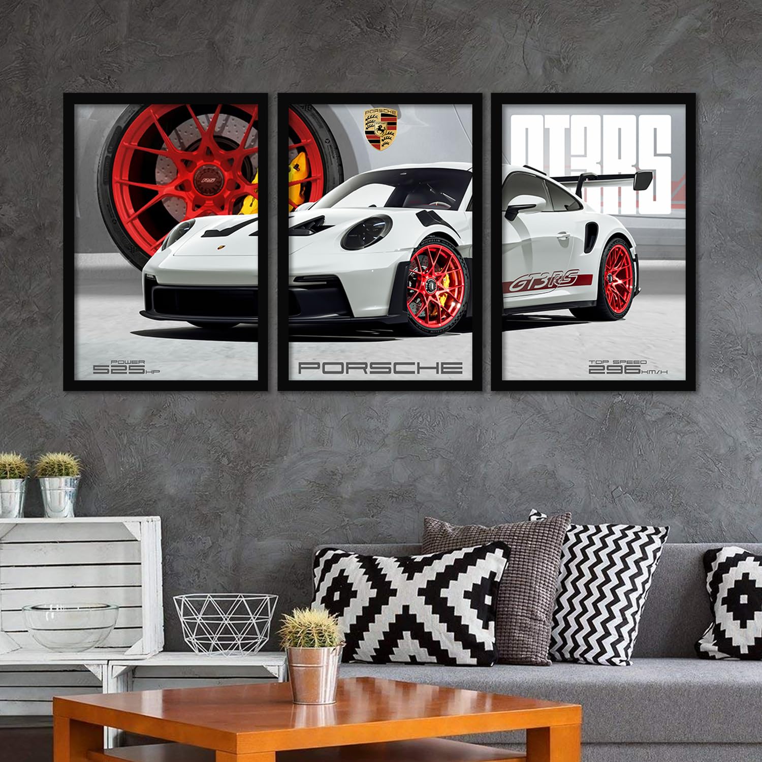 Big Porsche Cars Framed Posters