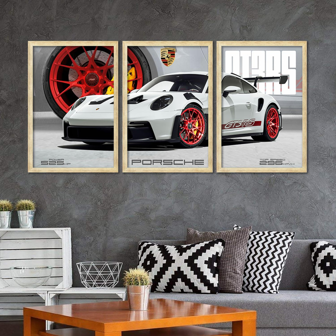 Big Porsche Cars Framed Posters