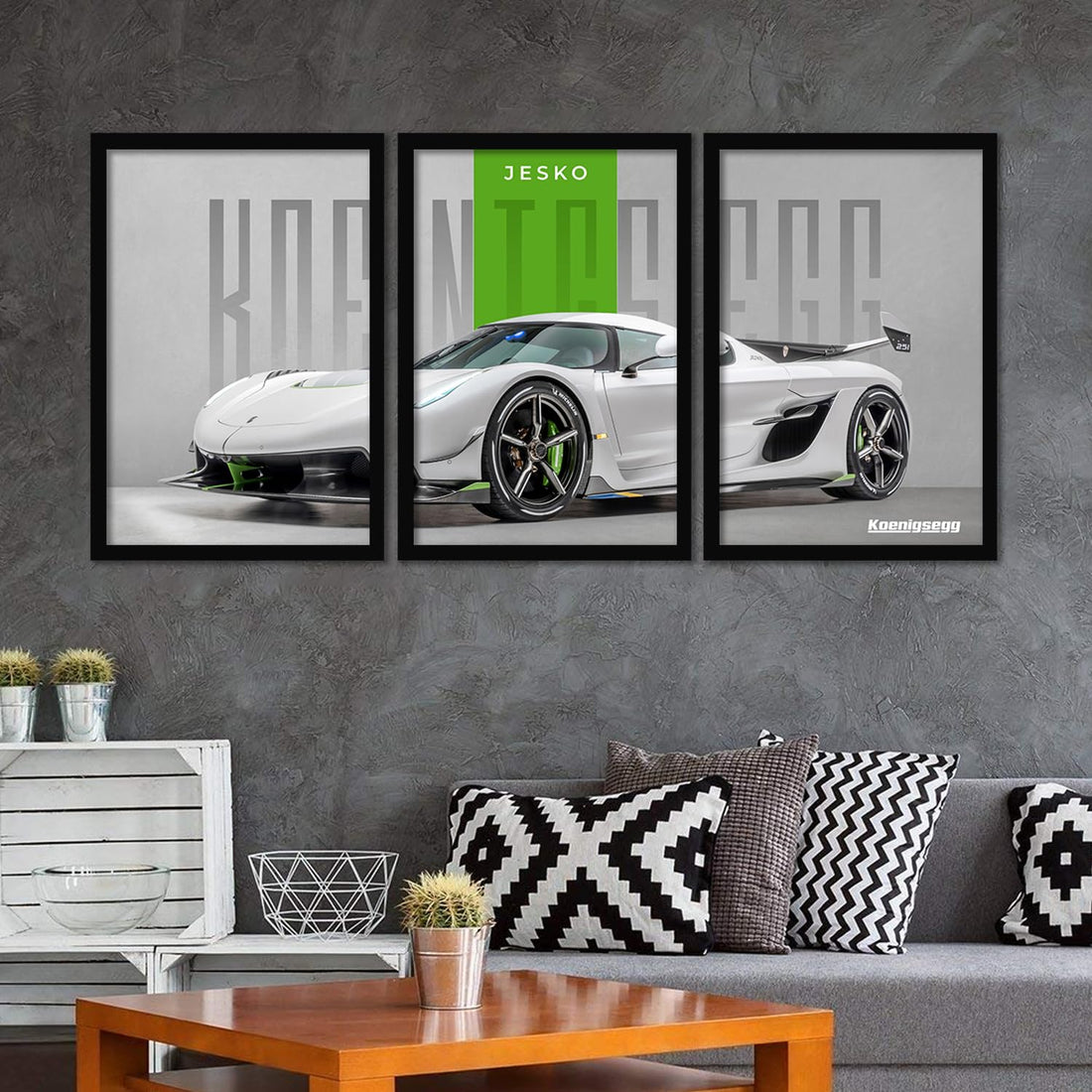 Big Koinegsegg Cars Framed Poster