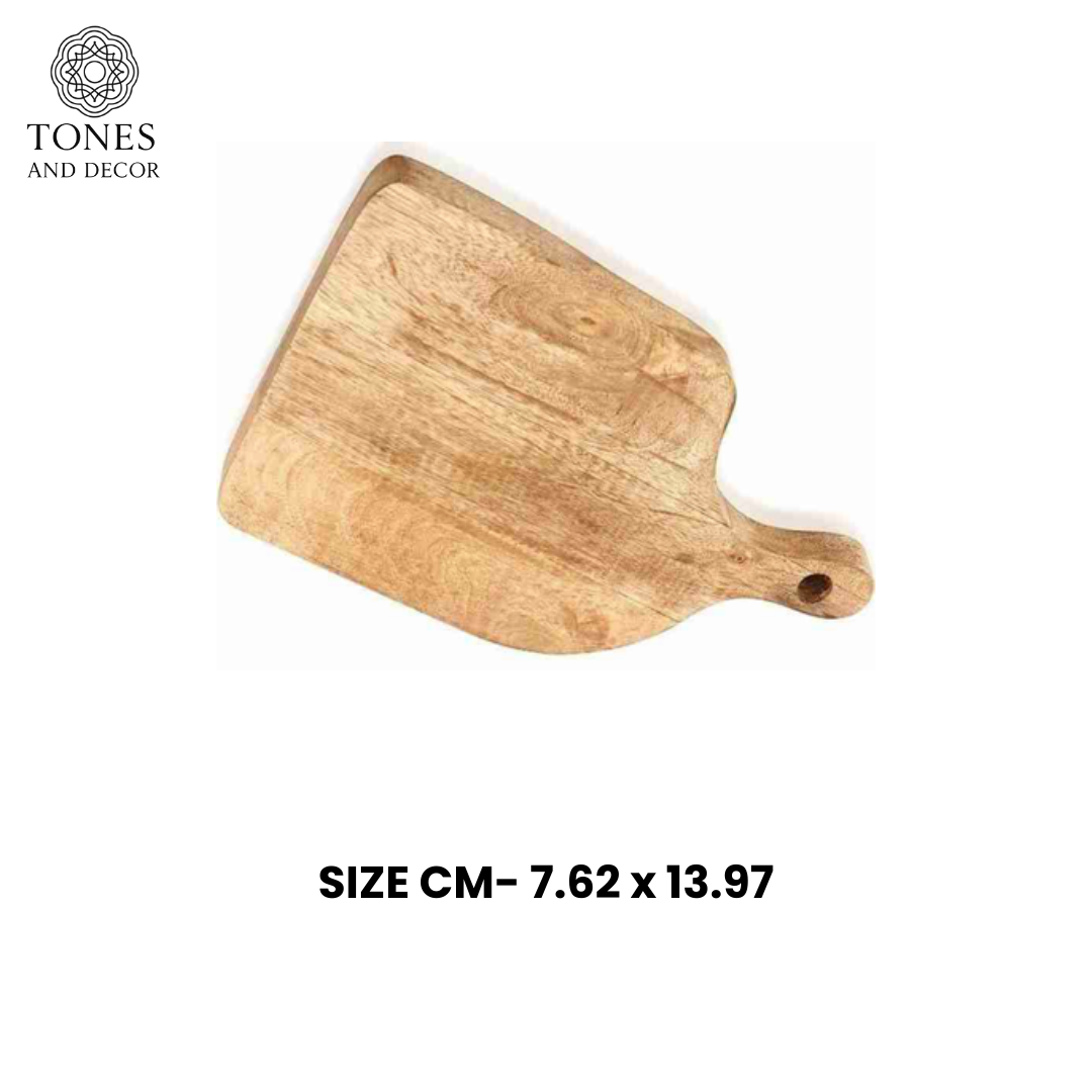 Mini Wooden Chopping & Serving Board – Compact Handcrafted Board (7.62 × 13.97 cm)