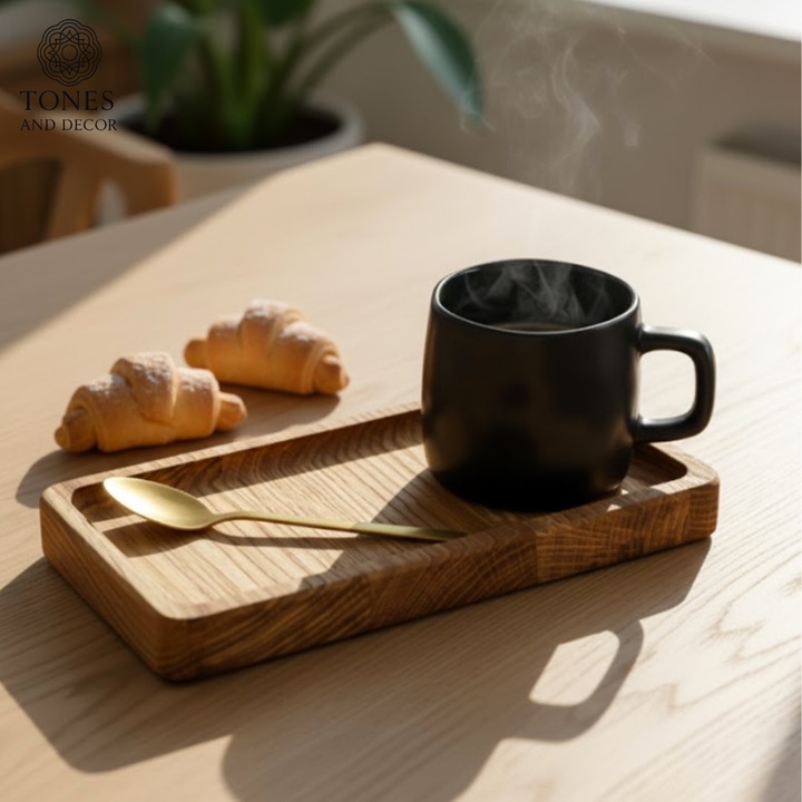 Mini Mango Wood Coffee Tray