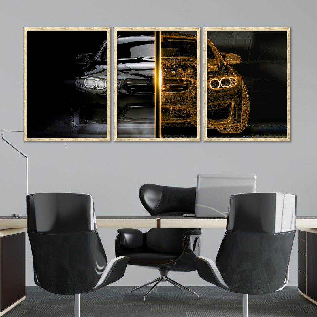 Big BMW Car Framed Posters
