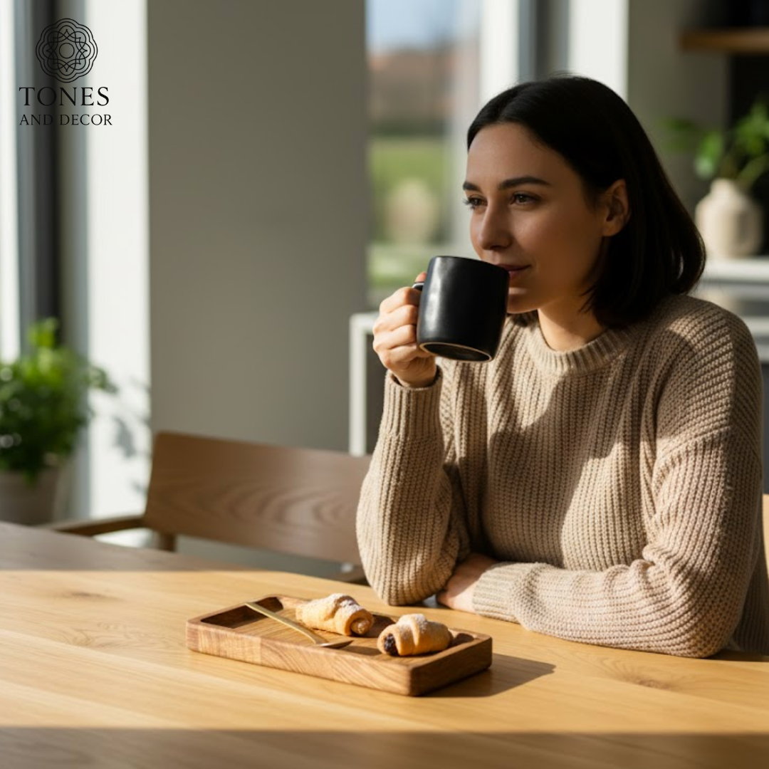 Mini Mango Wood Coffee Tray