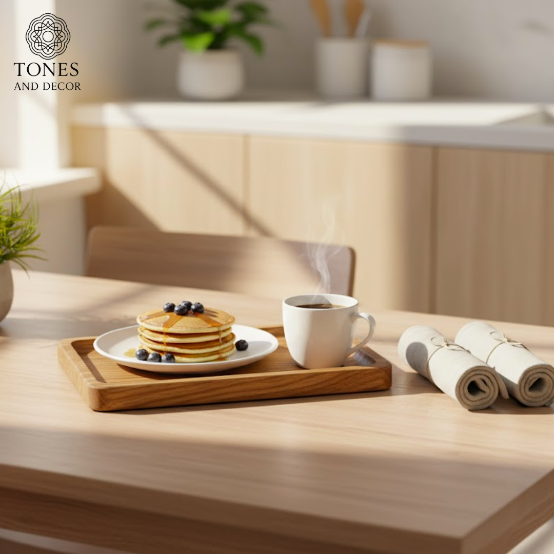 Mini Mango Wood Coffee Tray