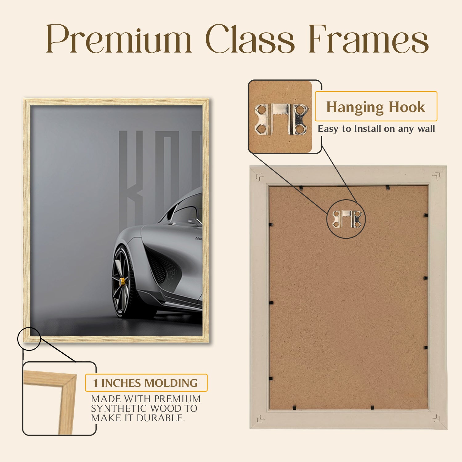 Big Koinegsegg Gemera Car Framed Posters