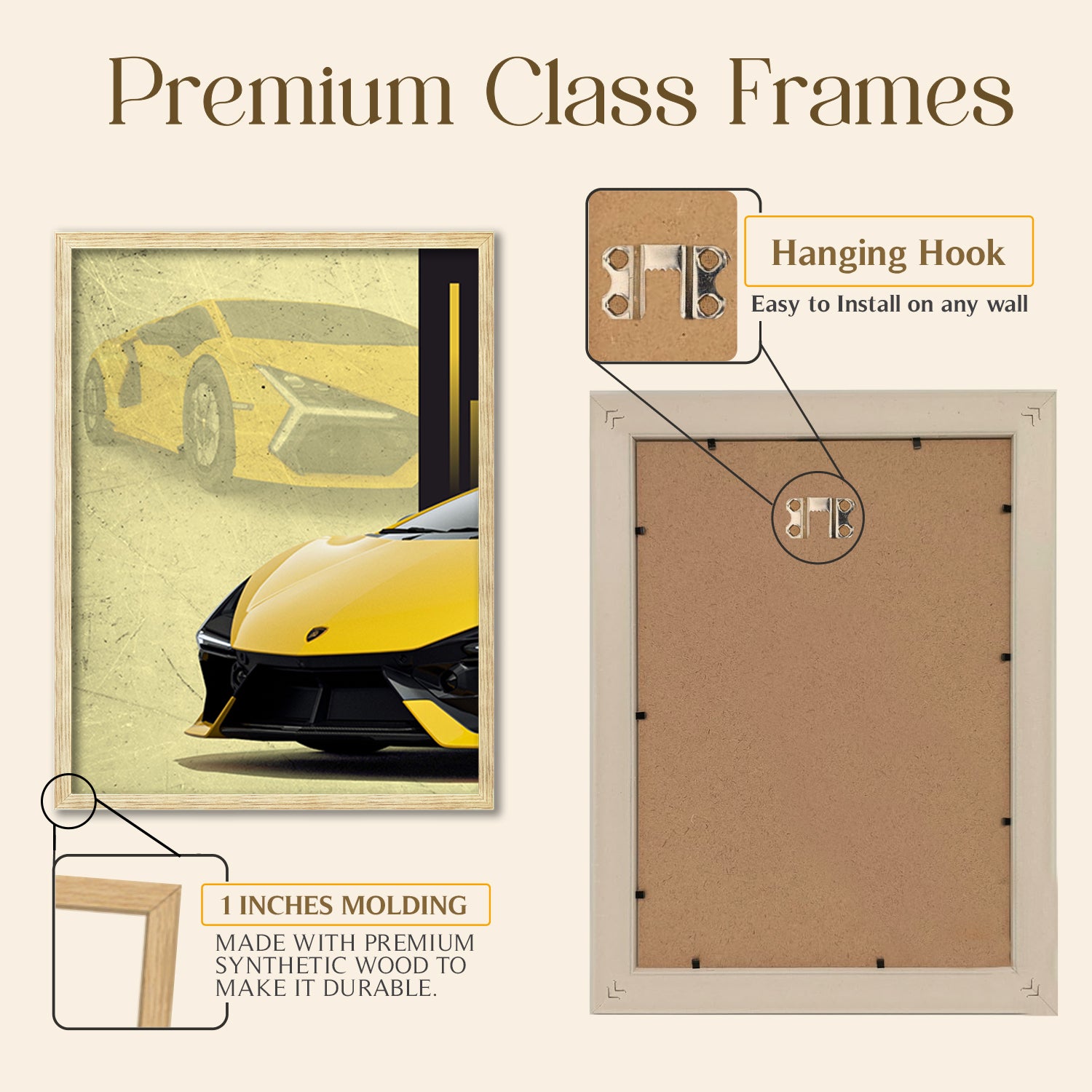 Big Lamborghini Cars Framed Posters