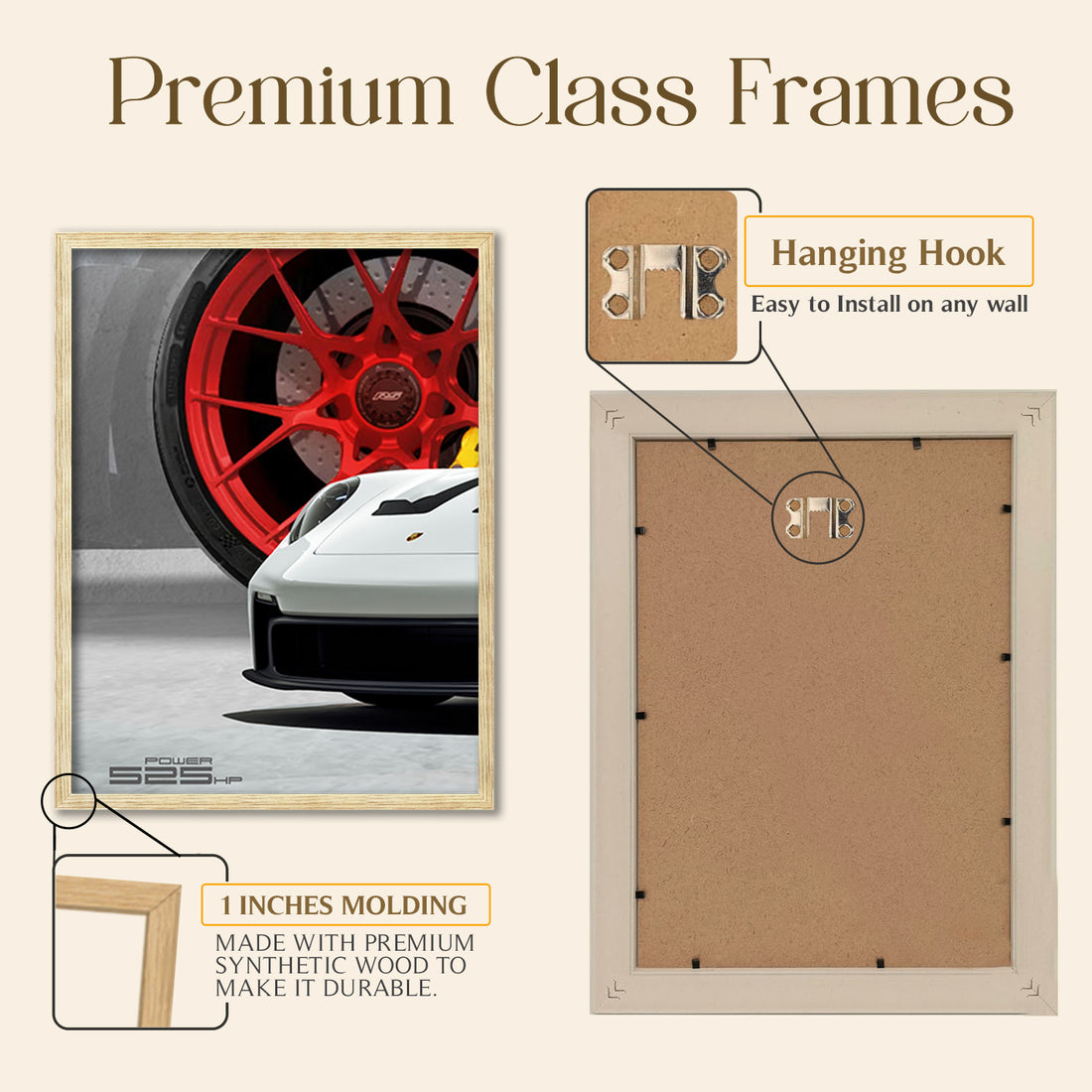 Big Porsche Cars Framed Posters