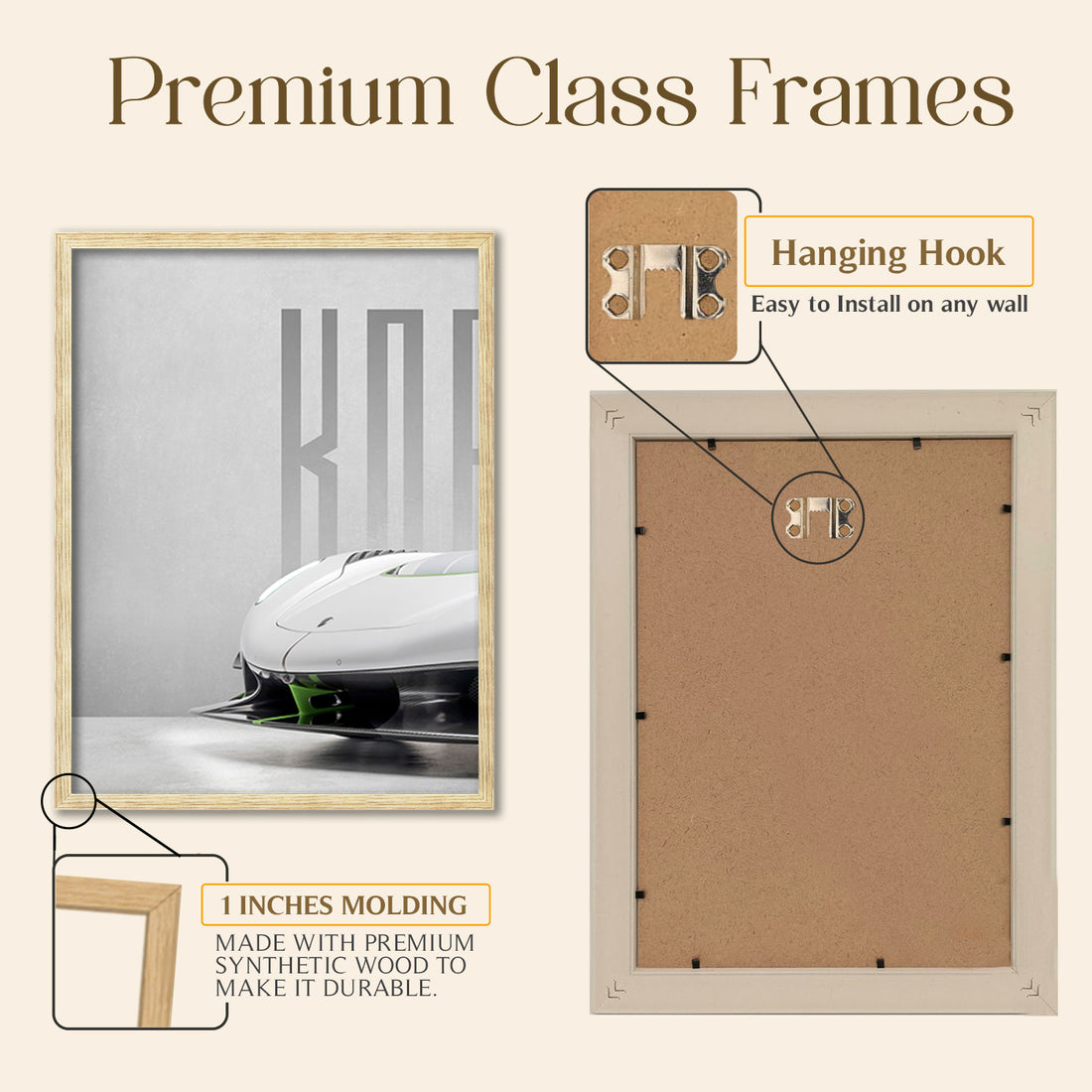 Big Koinegsegg Cars Framed Poster