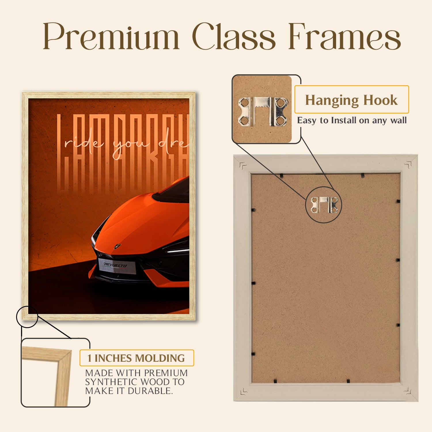 Big Lamborghini Cars Framed Posters