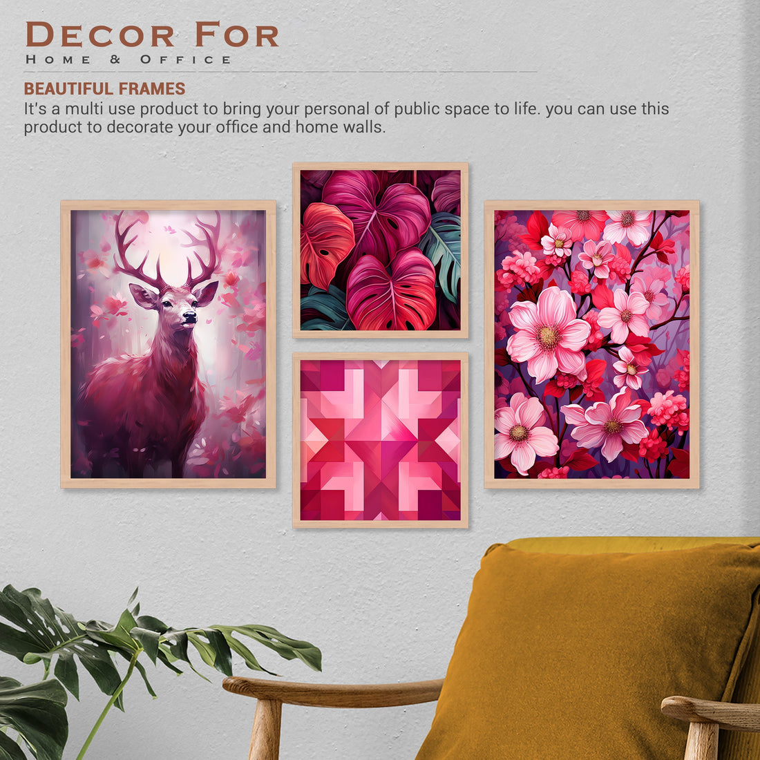 Pink Colour Swamp Deer