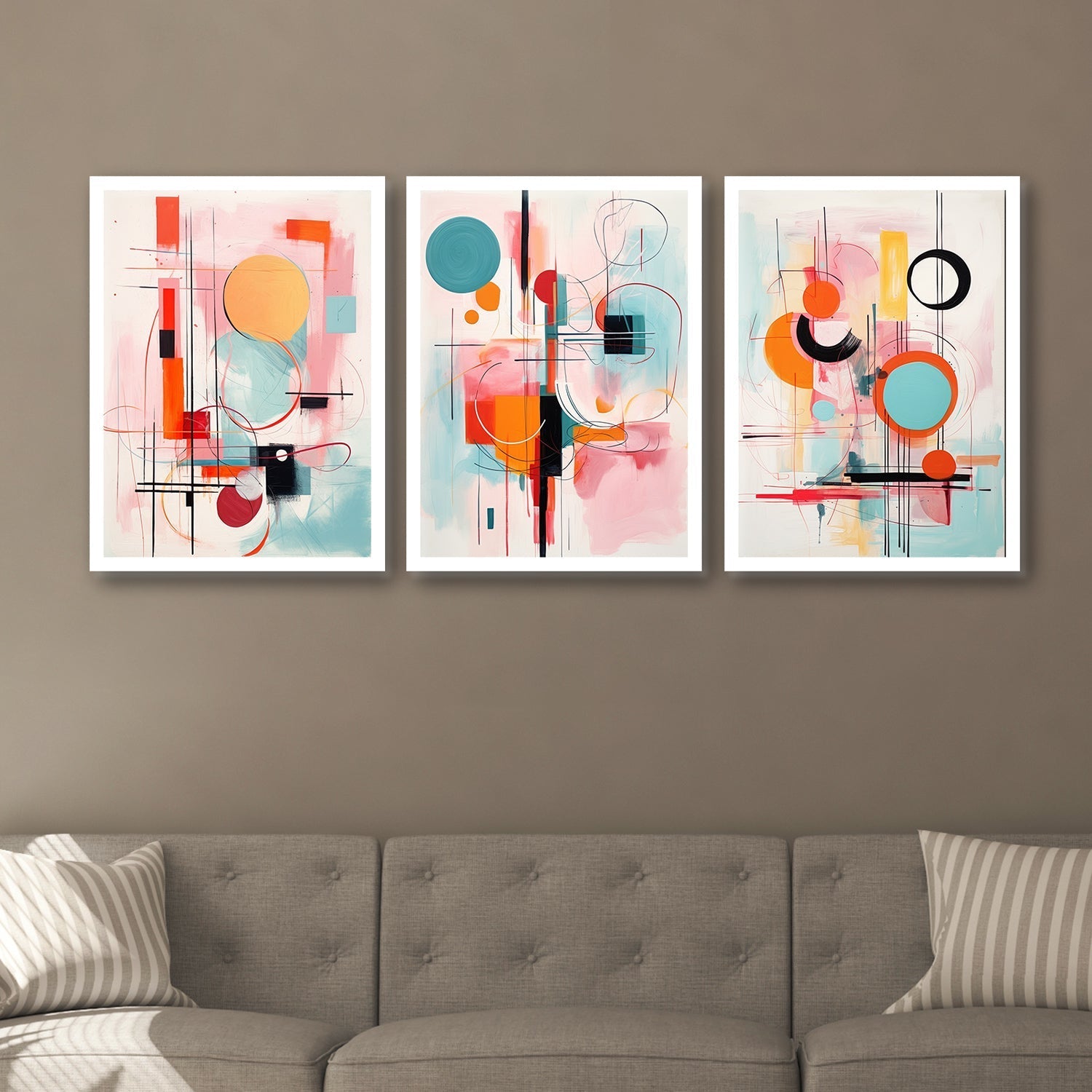 New Multicolour Different Shapes Art