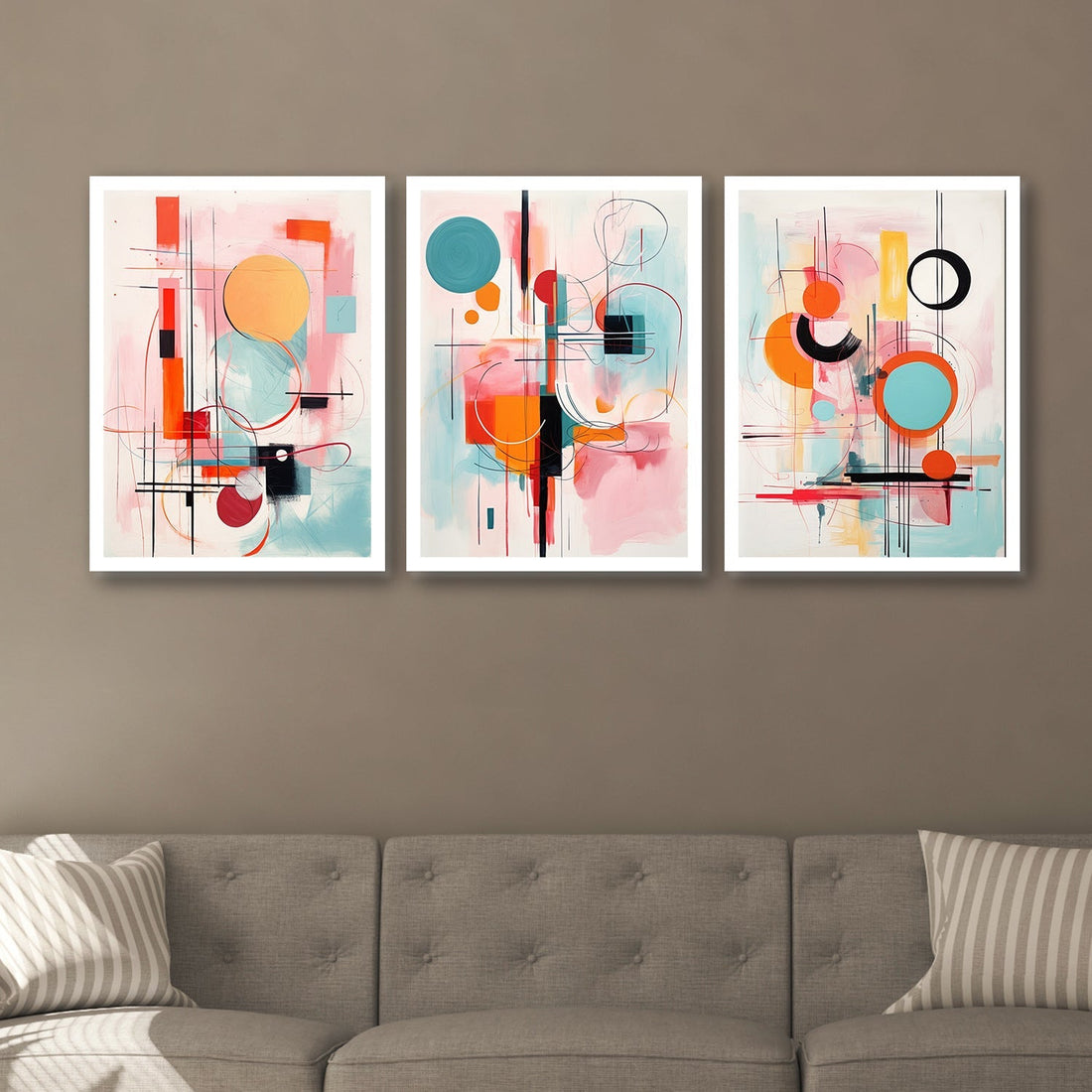 New Multicolour Different Shapes Art
