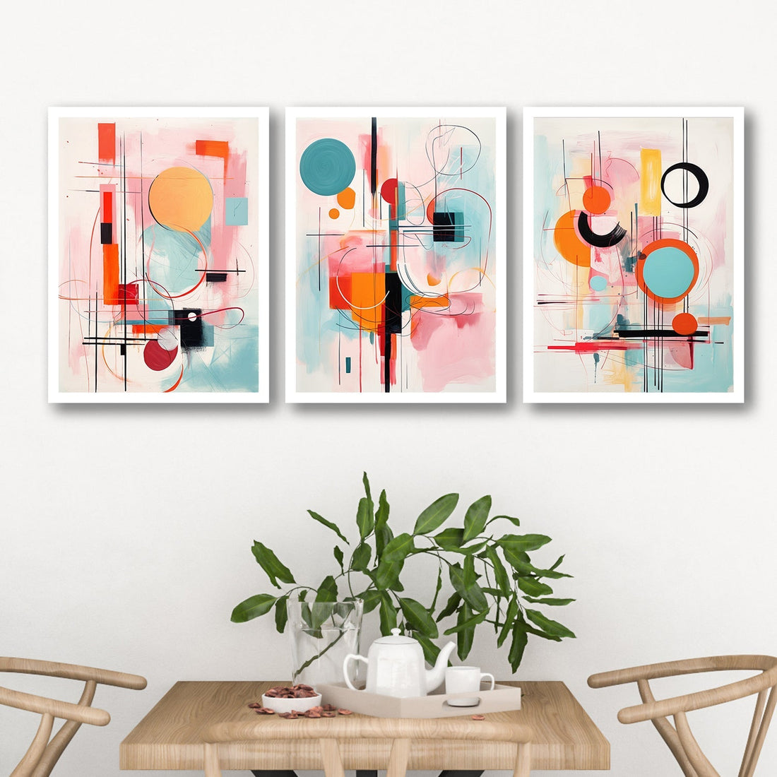 New Multicolour Different Shapes Art
