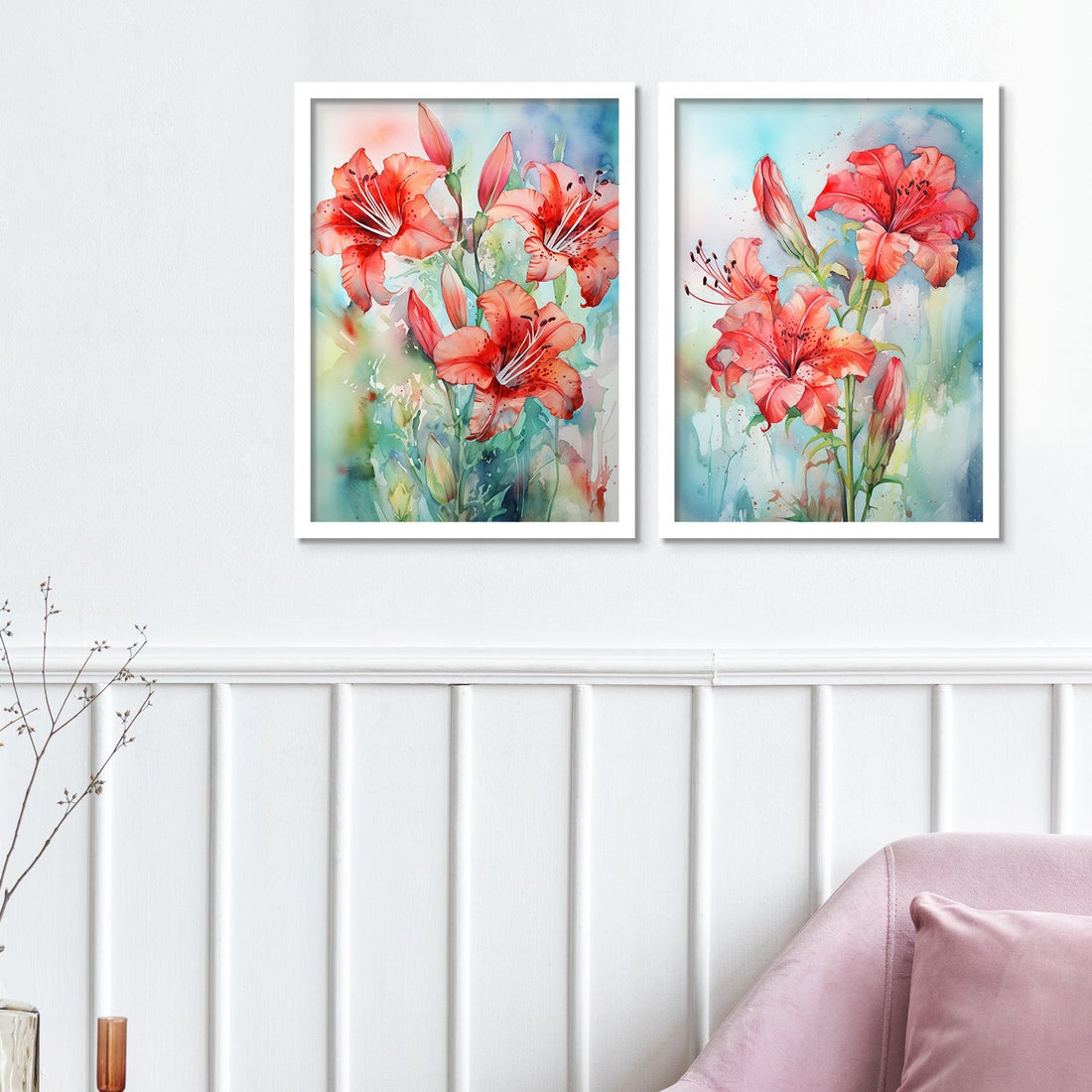 New Hibiscus Flower Wall Art