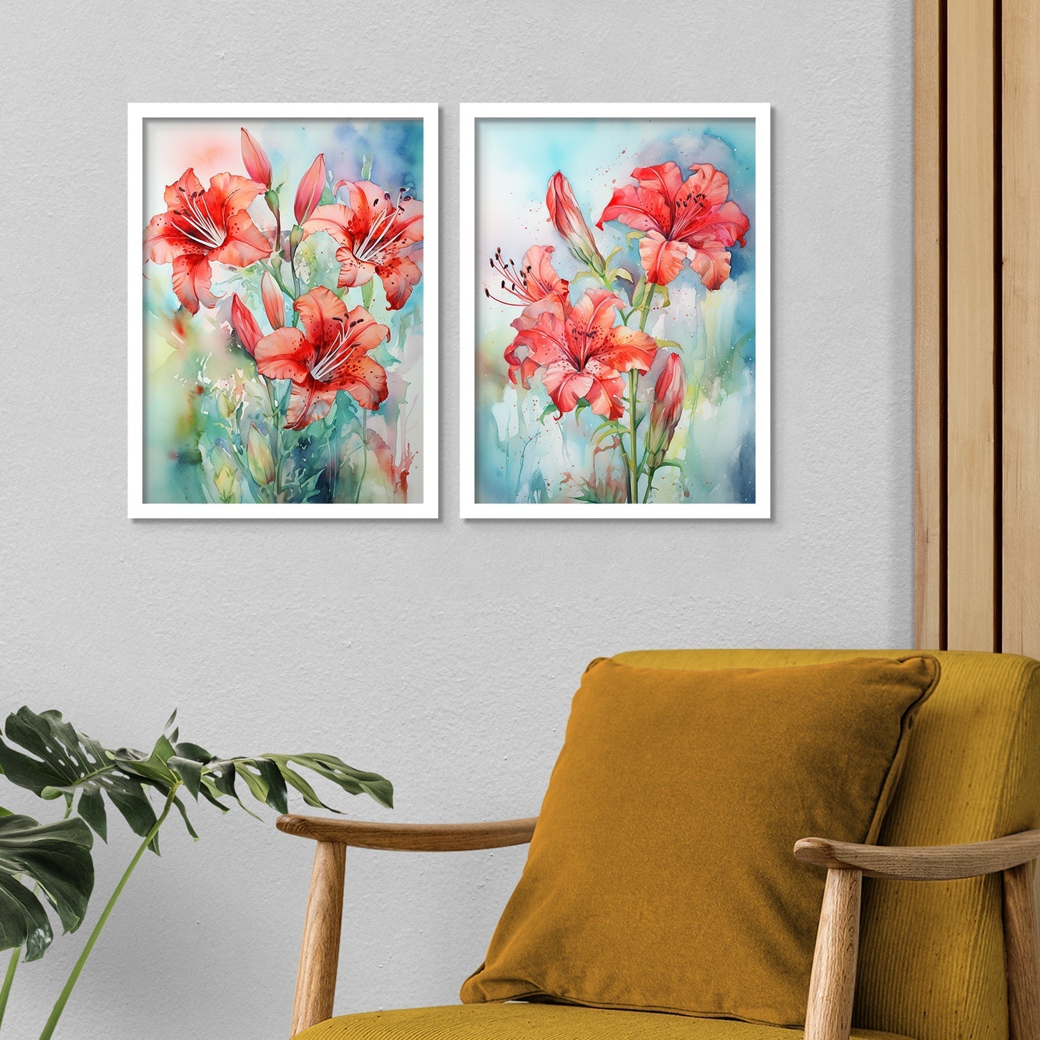 New Hibiscus Flower Wall Art