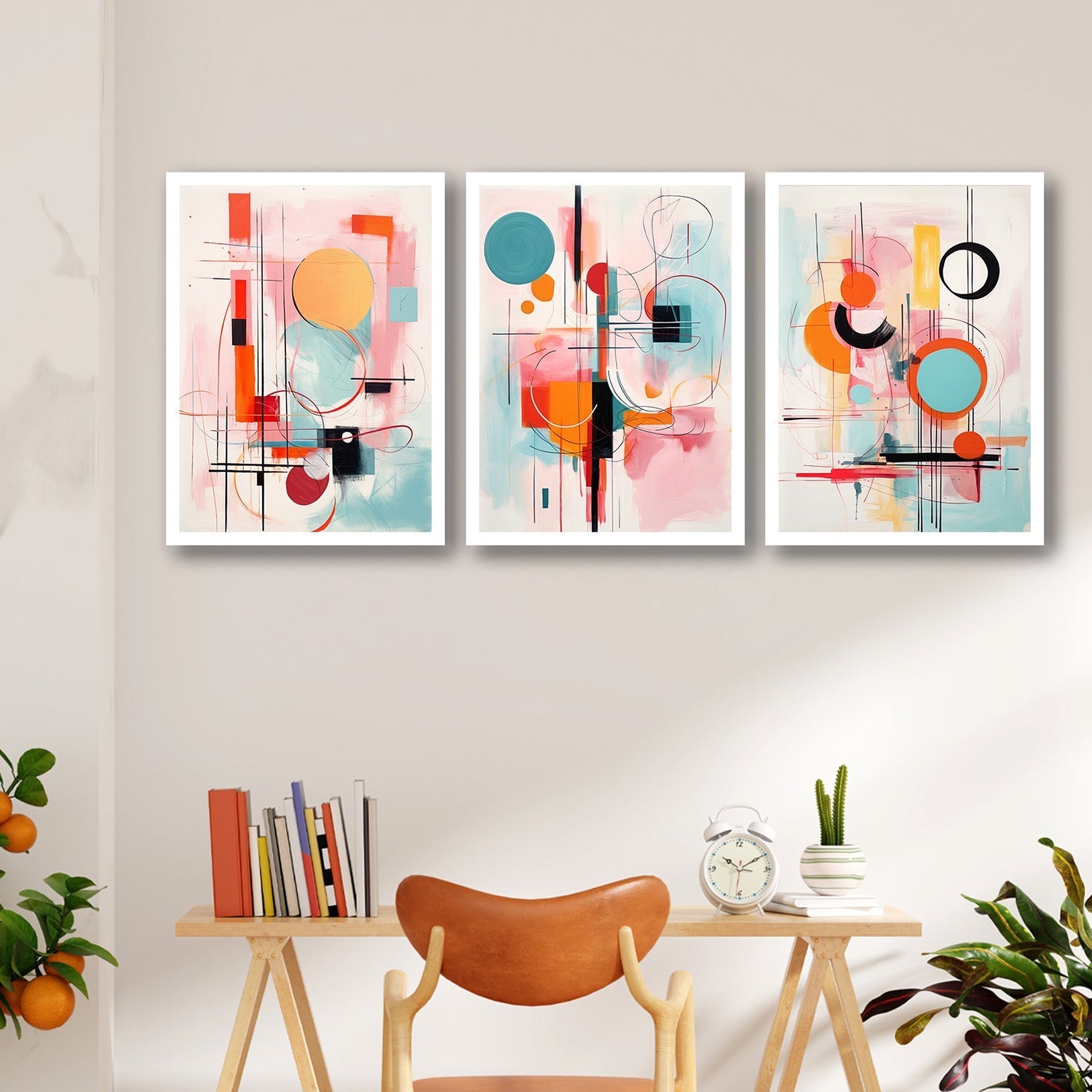 New Multicolour Different Shapes Art