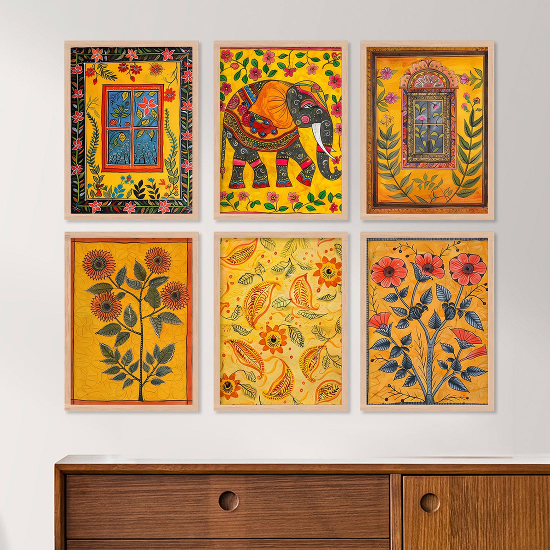 Ancient Elephant And Door
