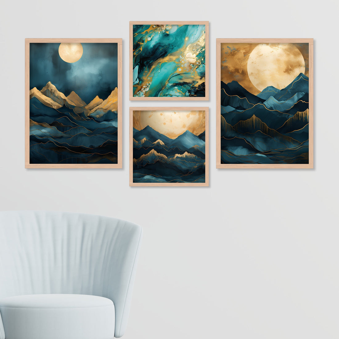 Moonlit Mountain View