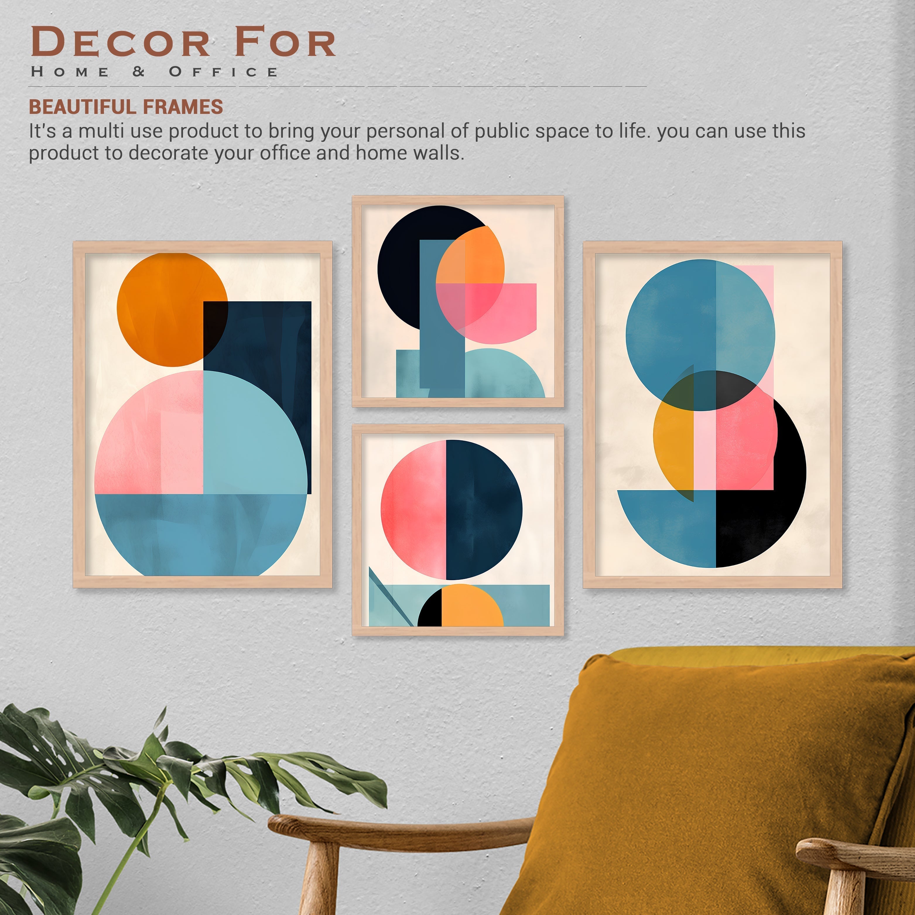 Circular Serenity Colour Full Design Art