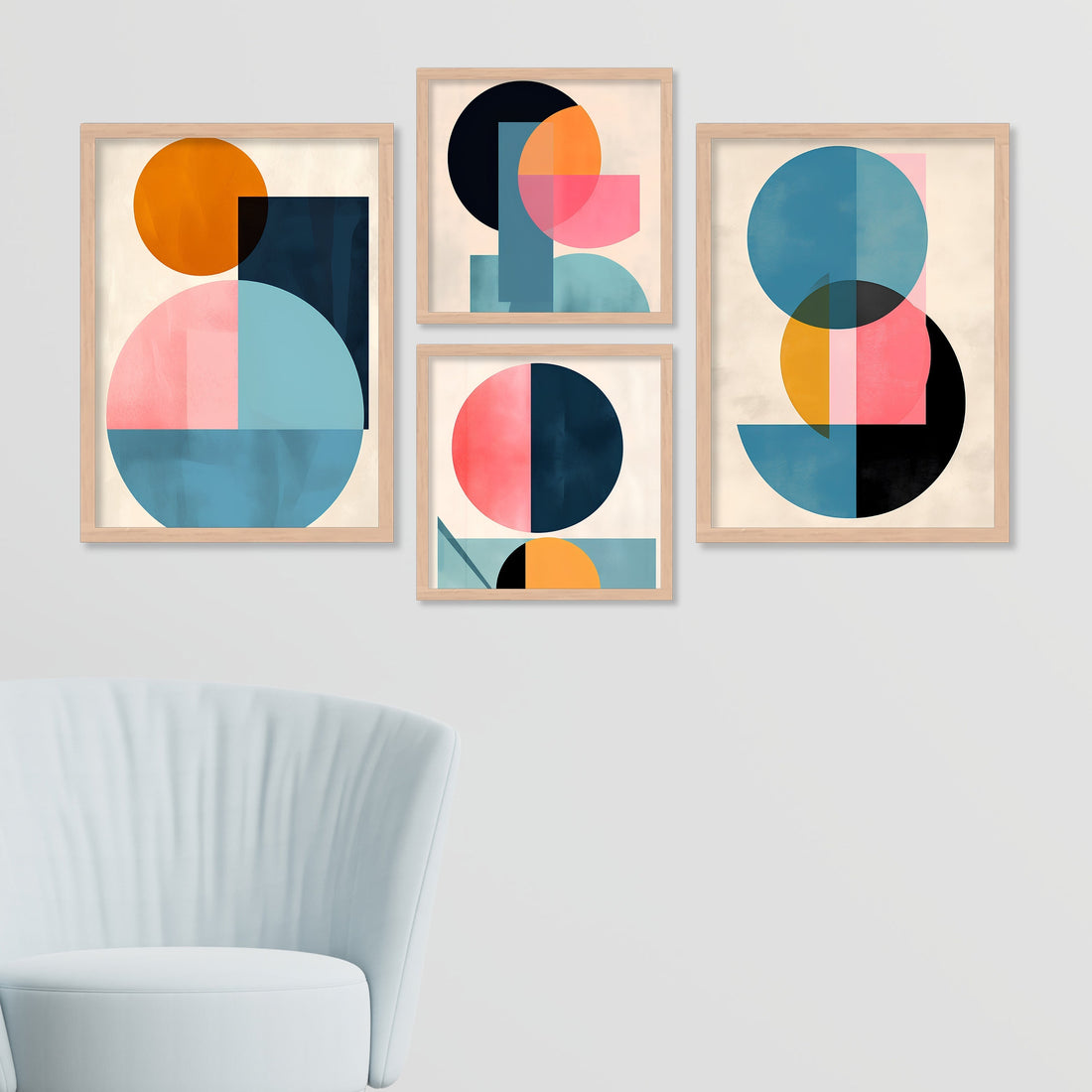 Circular Serenity Colour Full Design Art