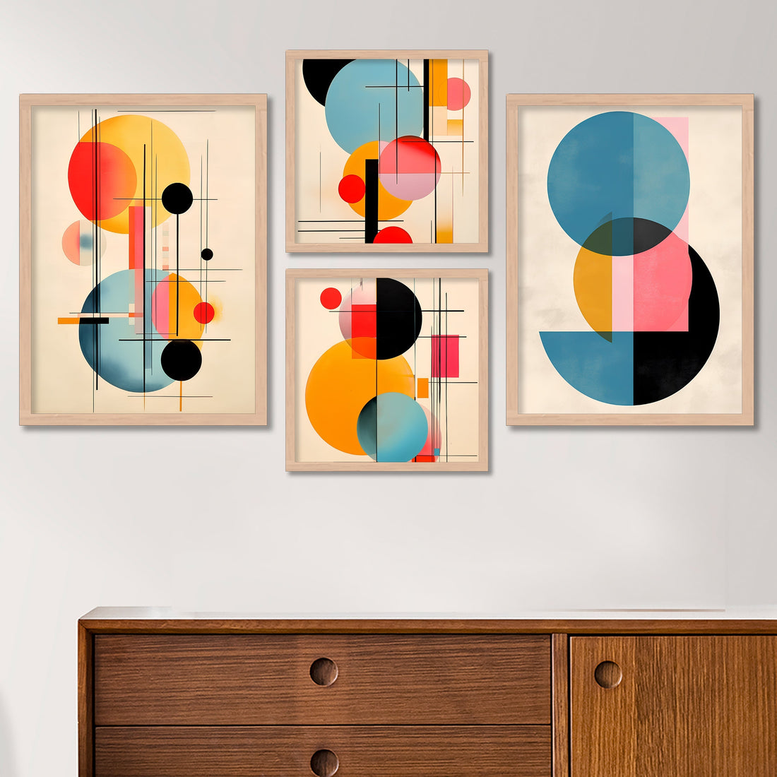 Colour Full Lines Design Art
