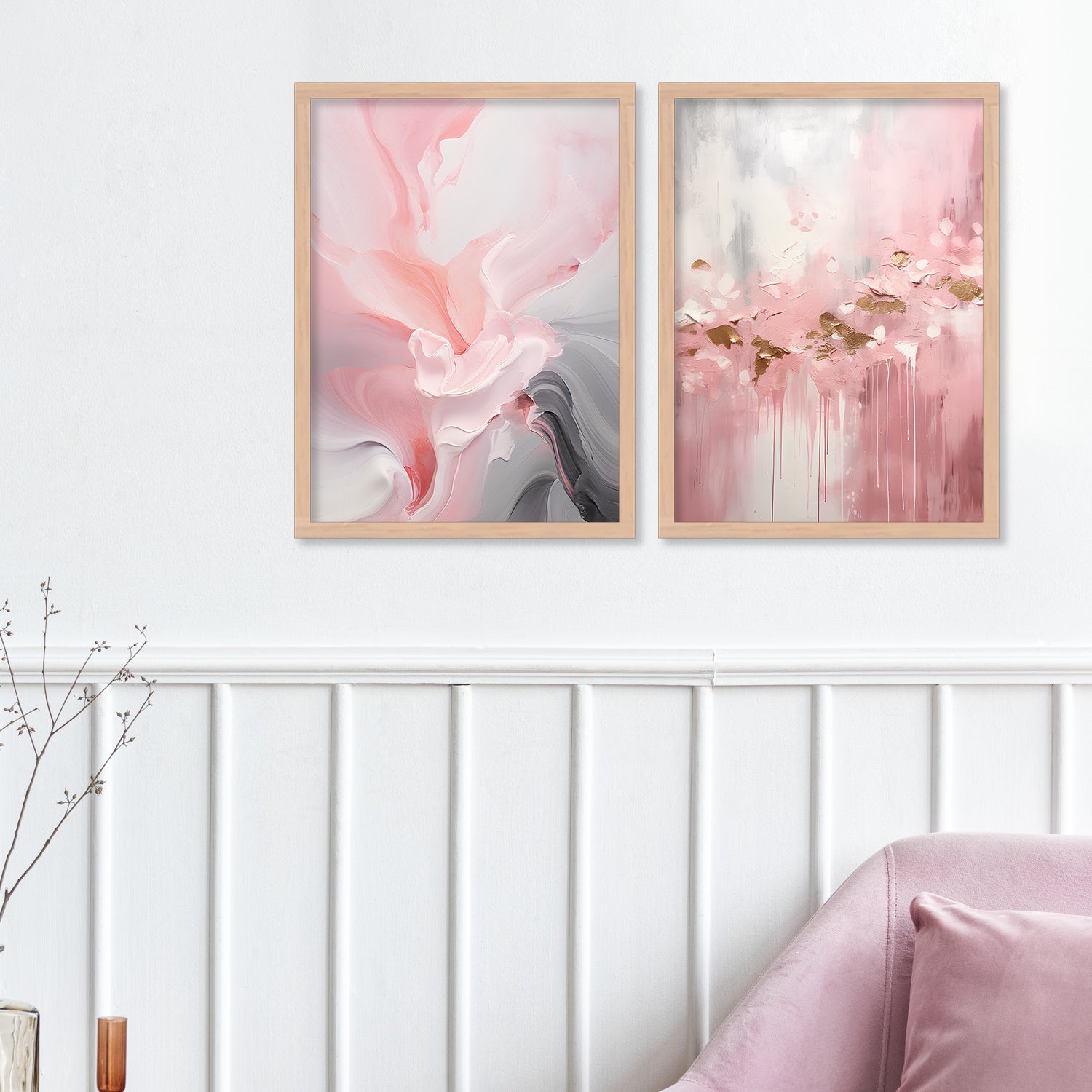 Light Pink Colour Painting