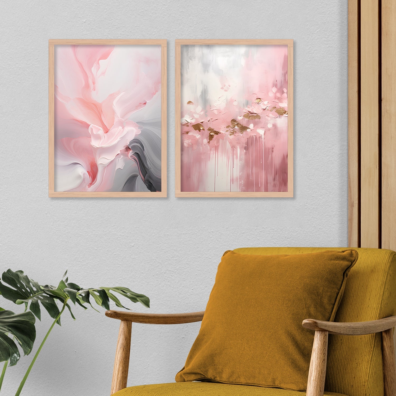 Light Pink Colour Painting