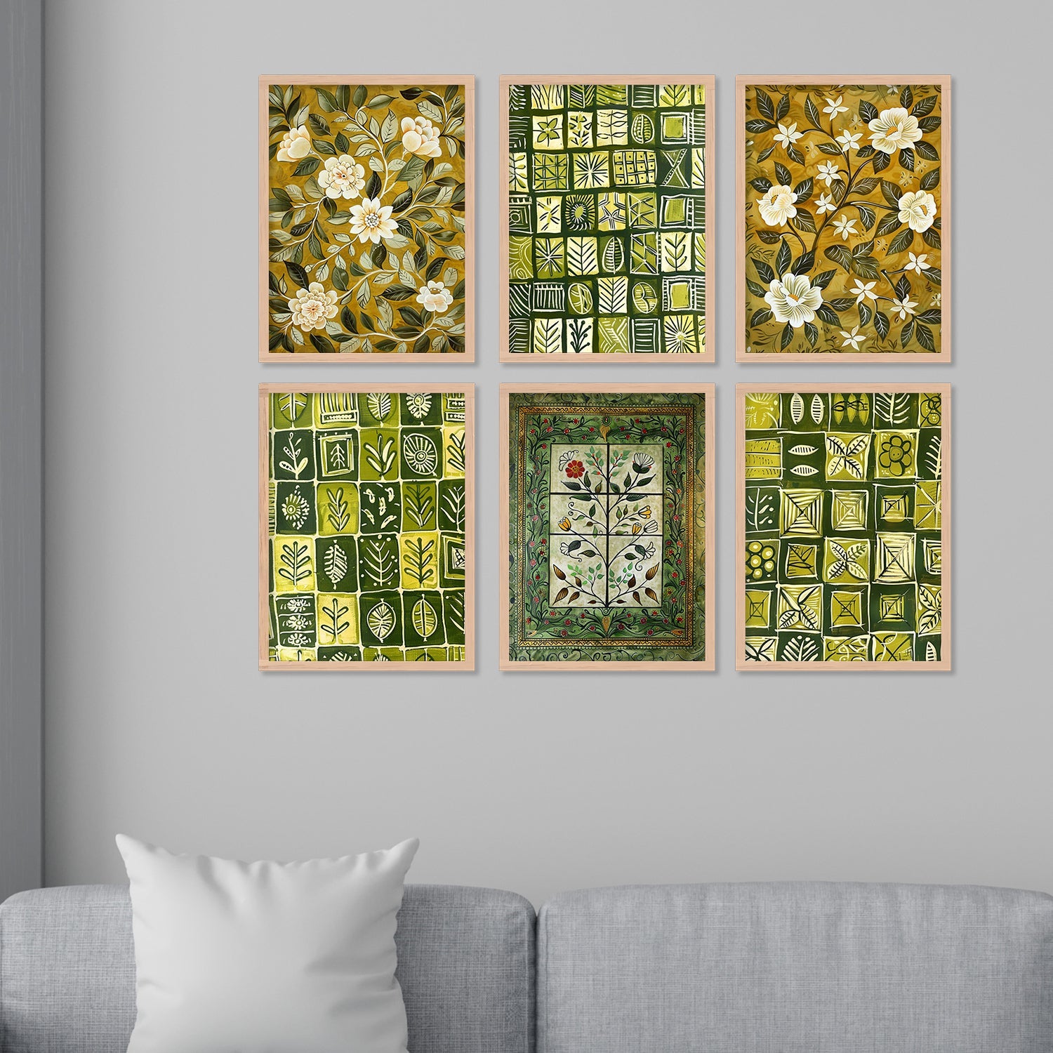 Green Colour Wall Art