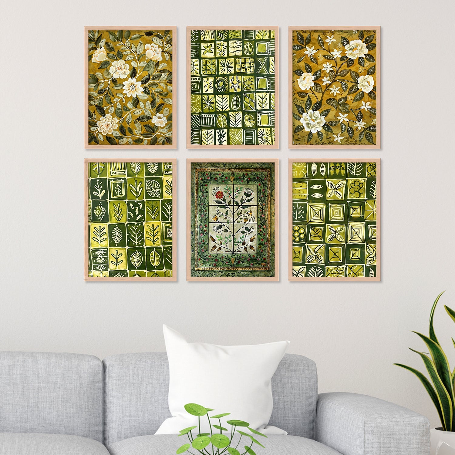 Green Colour Wall Art