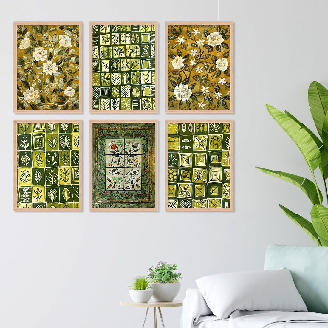 Green Colour Wall Art