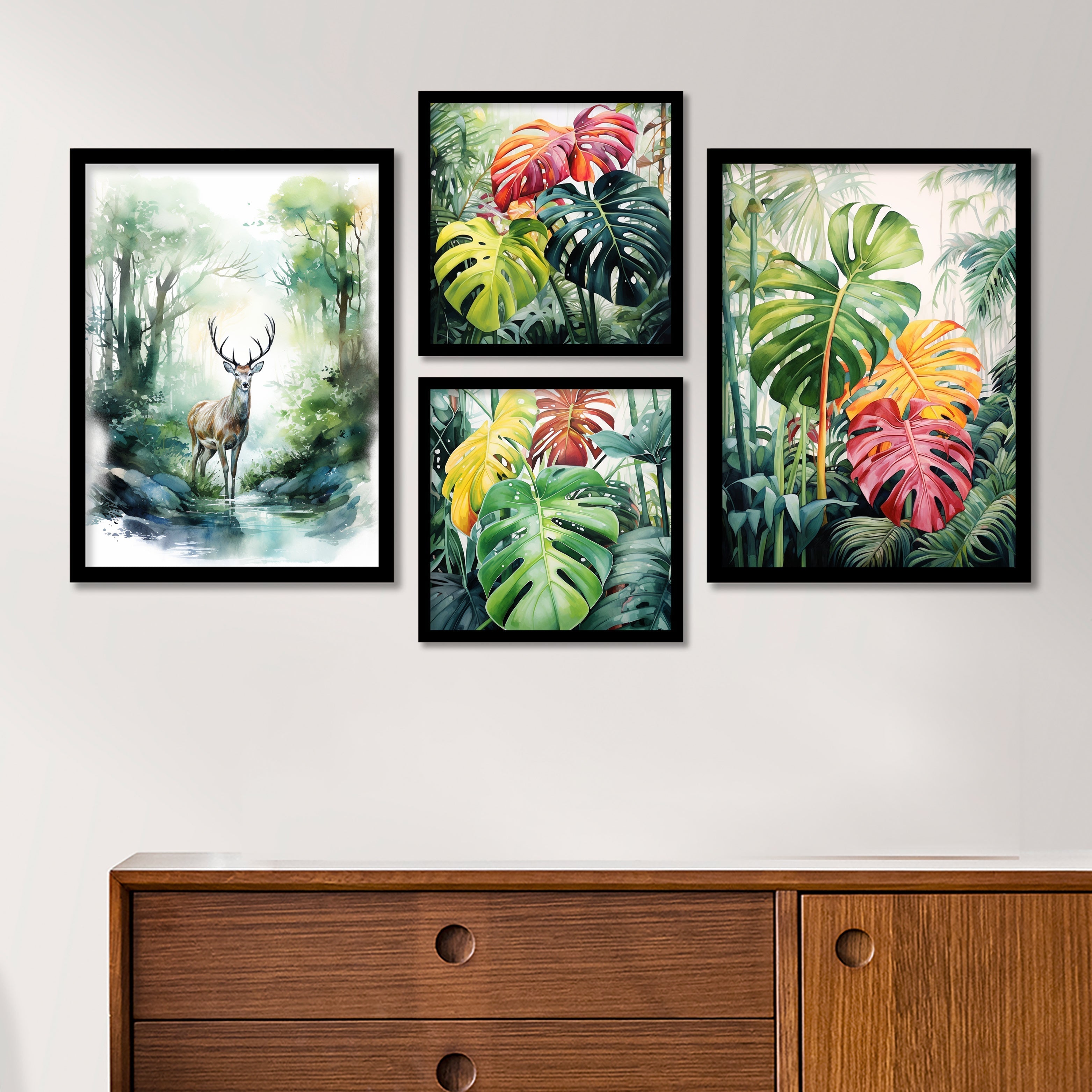 Colourfull Leaves Art