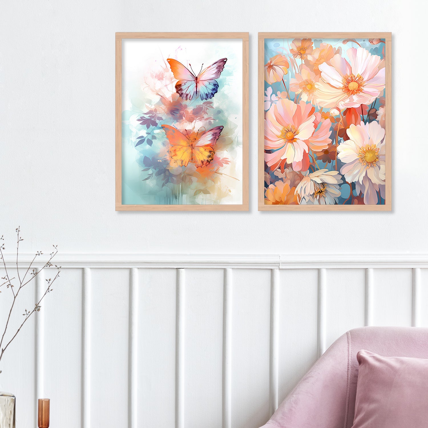 Light Spay Flower Art