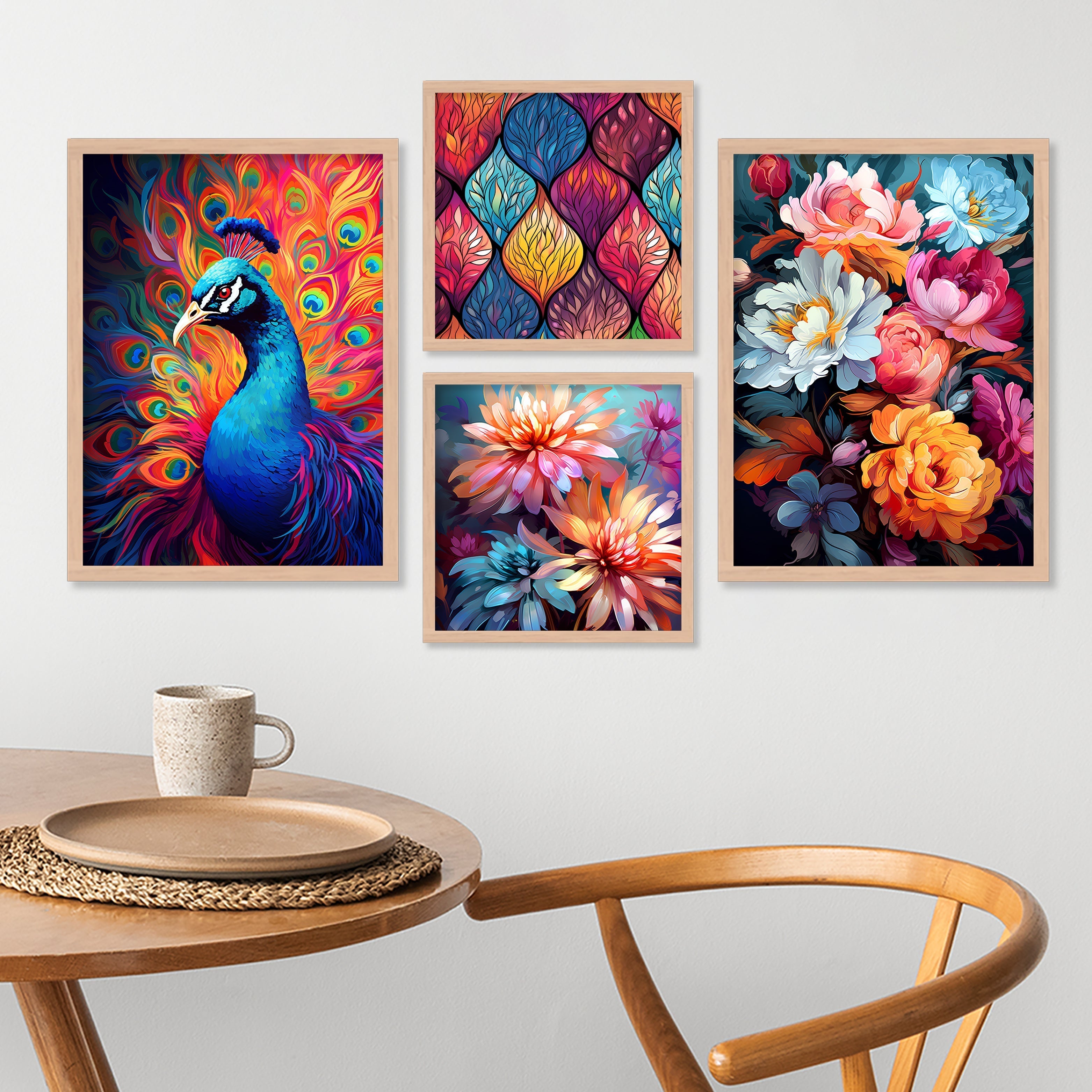 Peacock Design Art