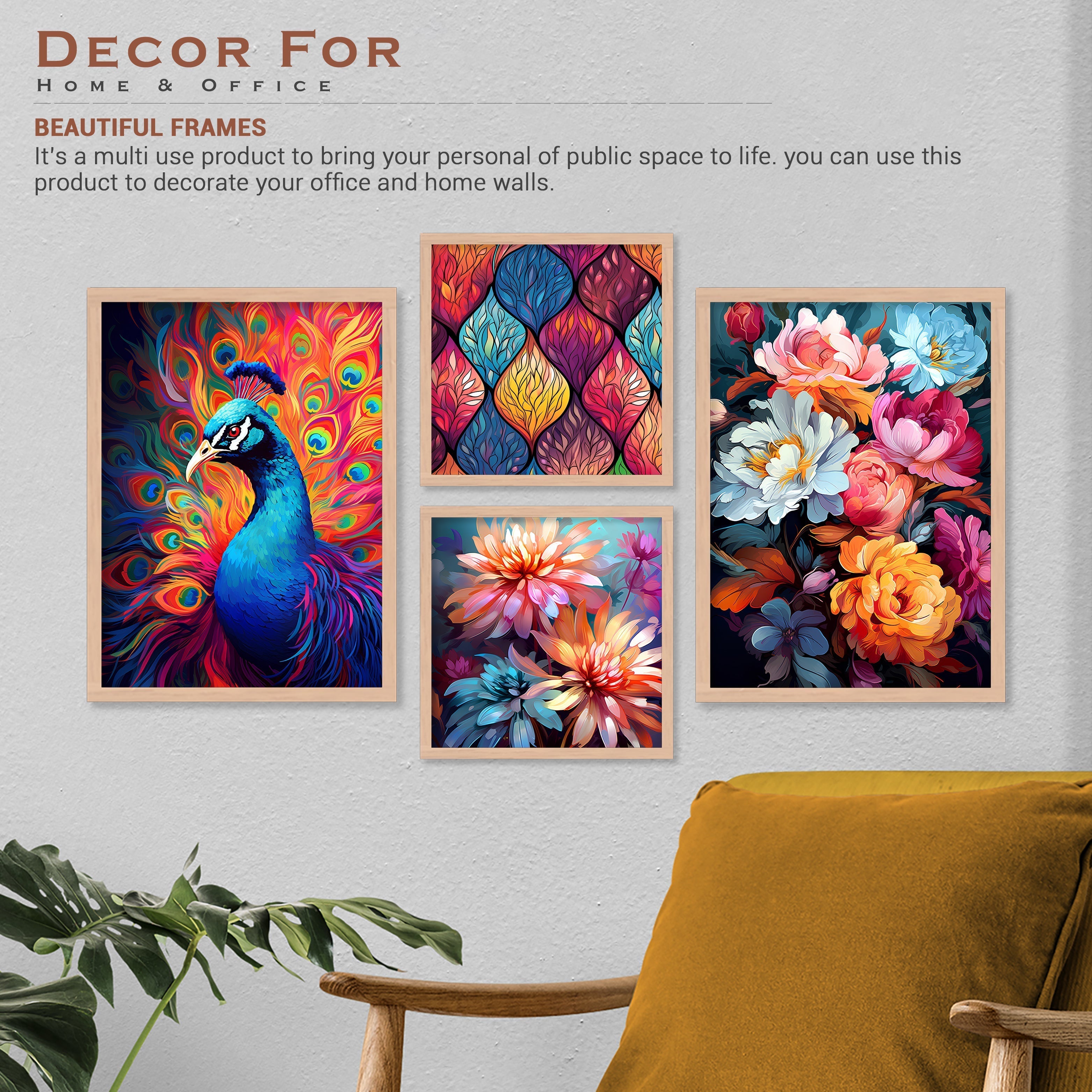 Peacock Design Art