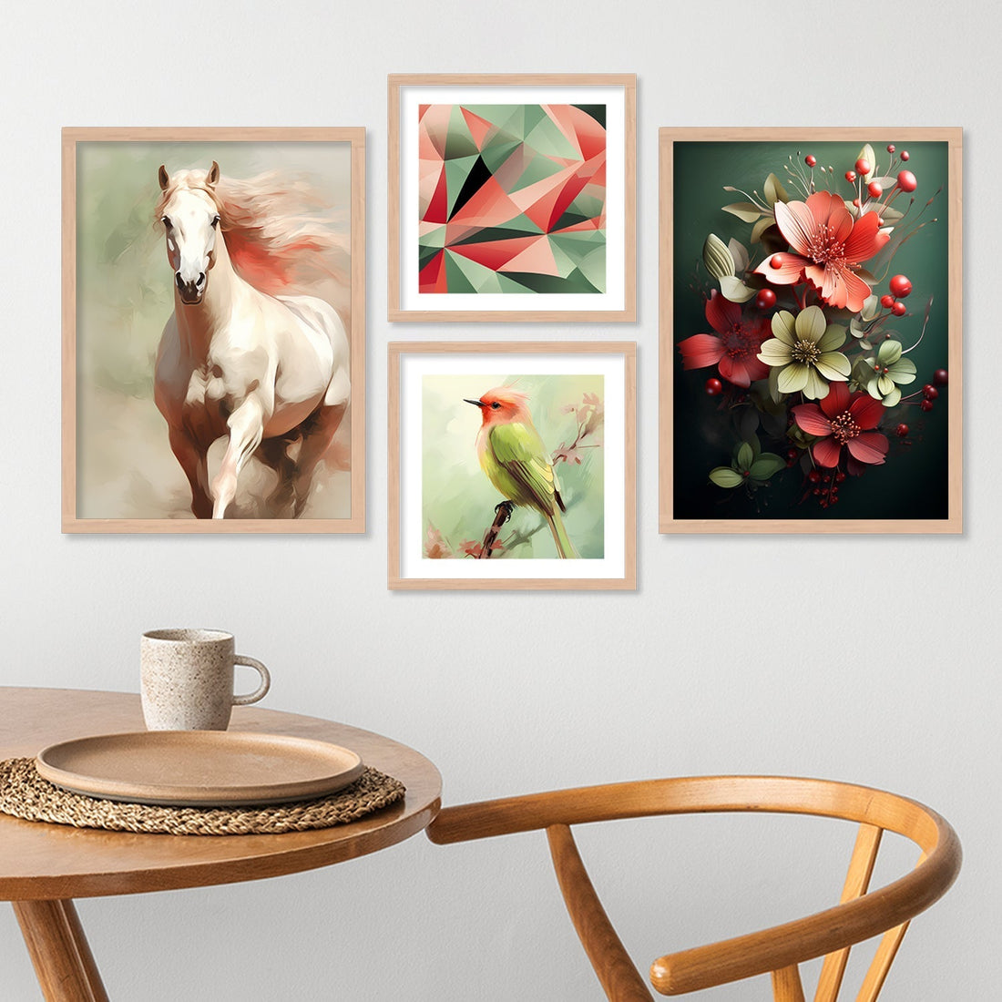 Racing Horse Wall Painting