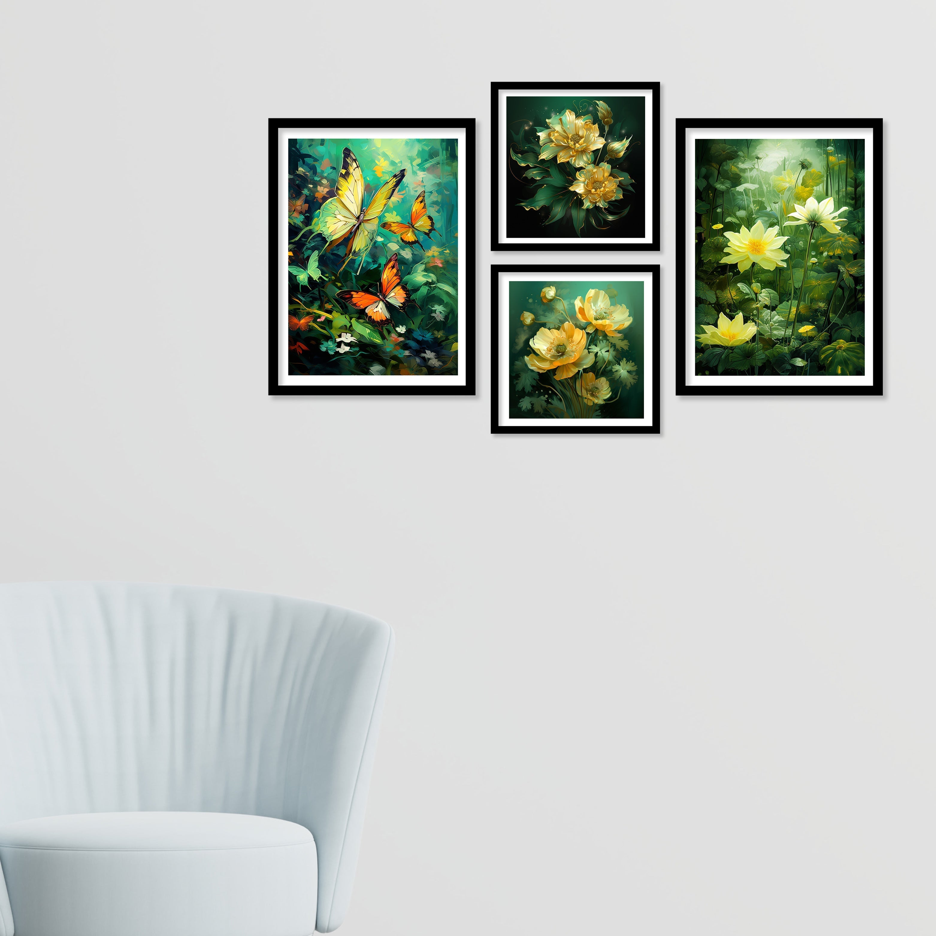 Golden Flower Art