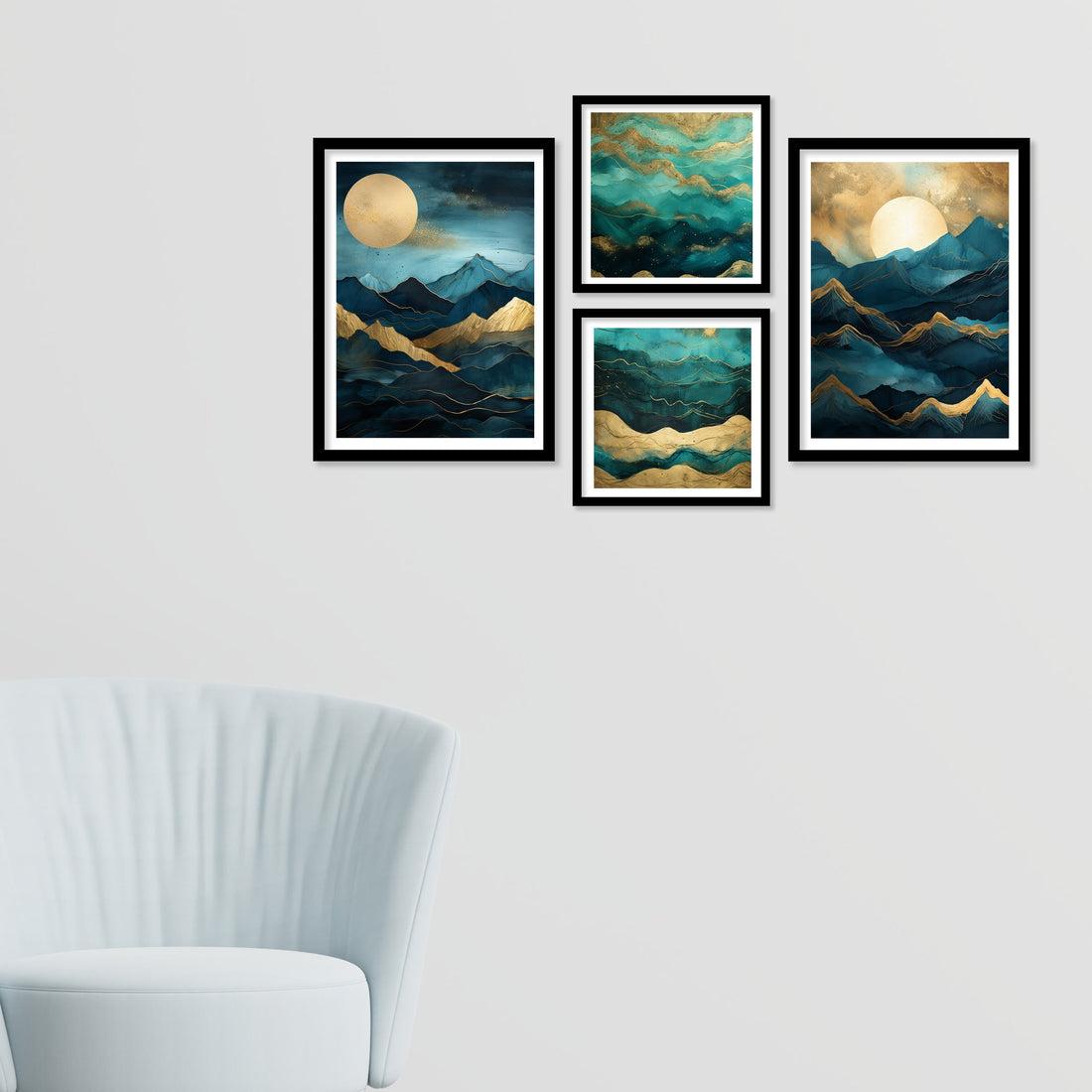 Night View On Mountains
