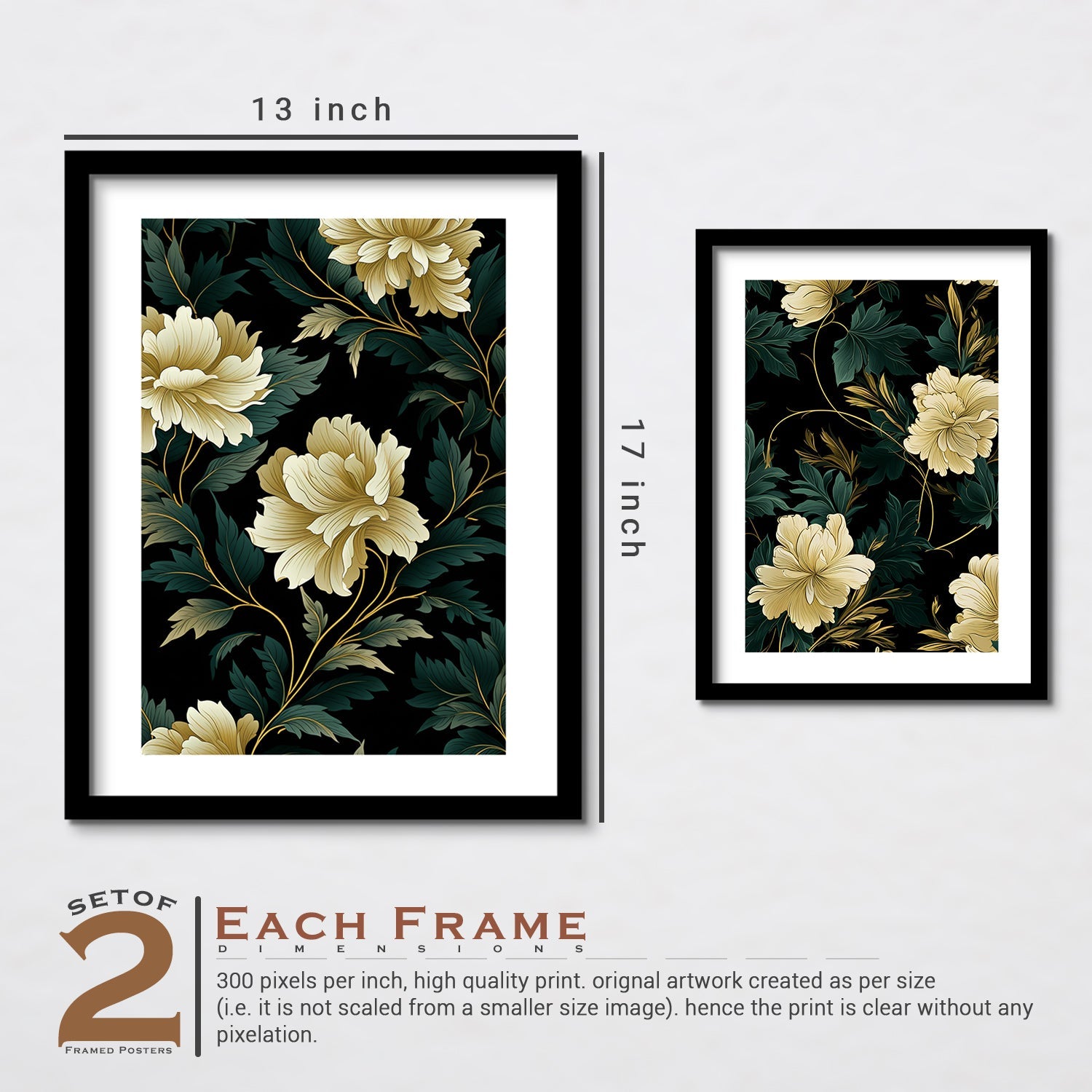 Home Decorated Flower Art