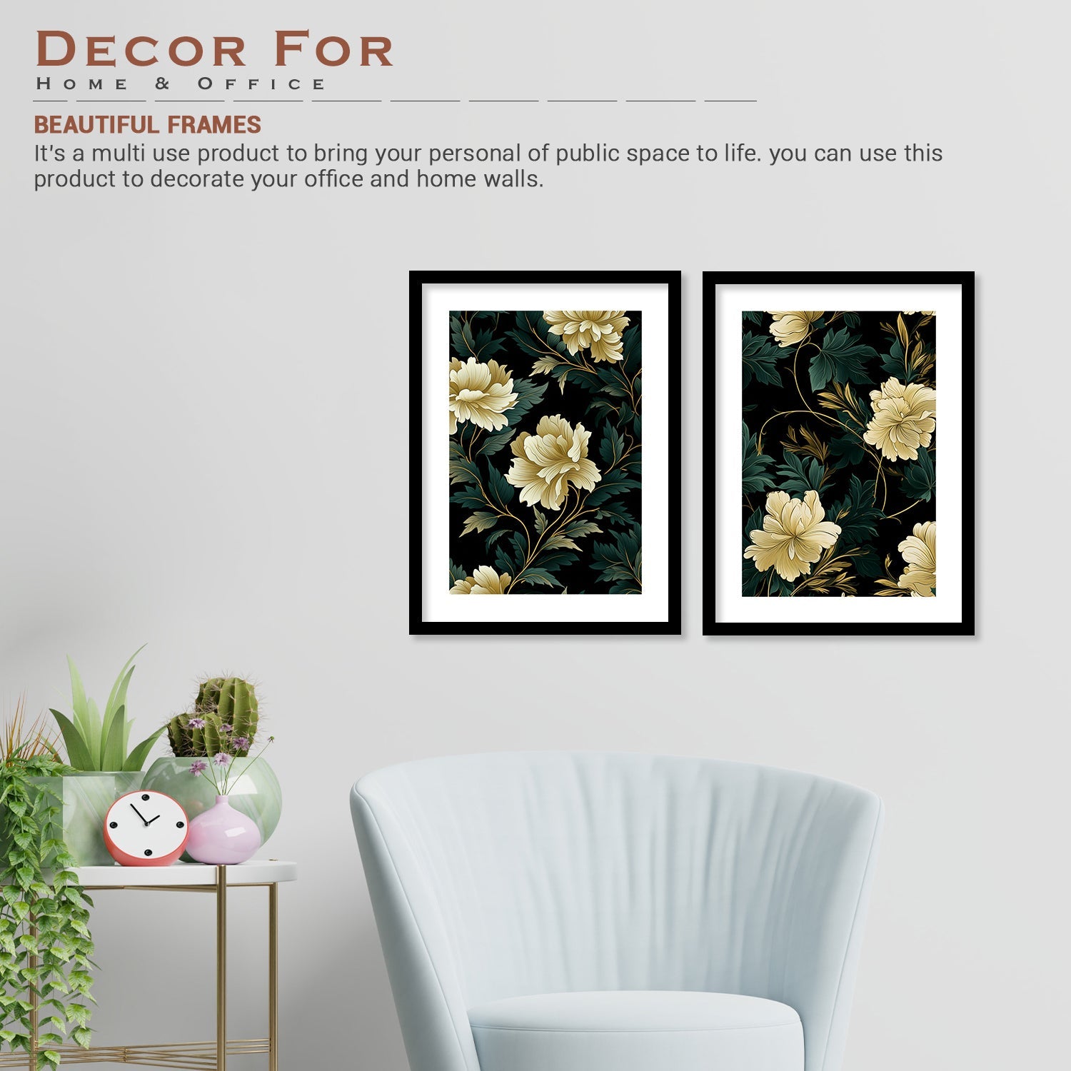 Home Decorated Flower Art